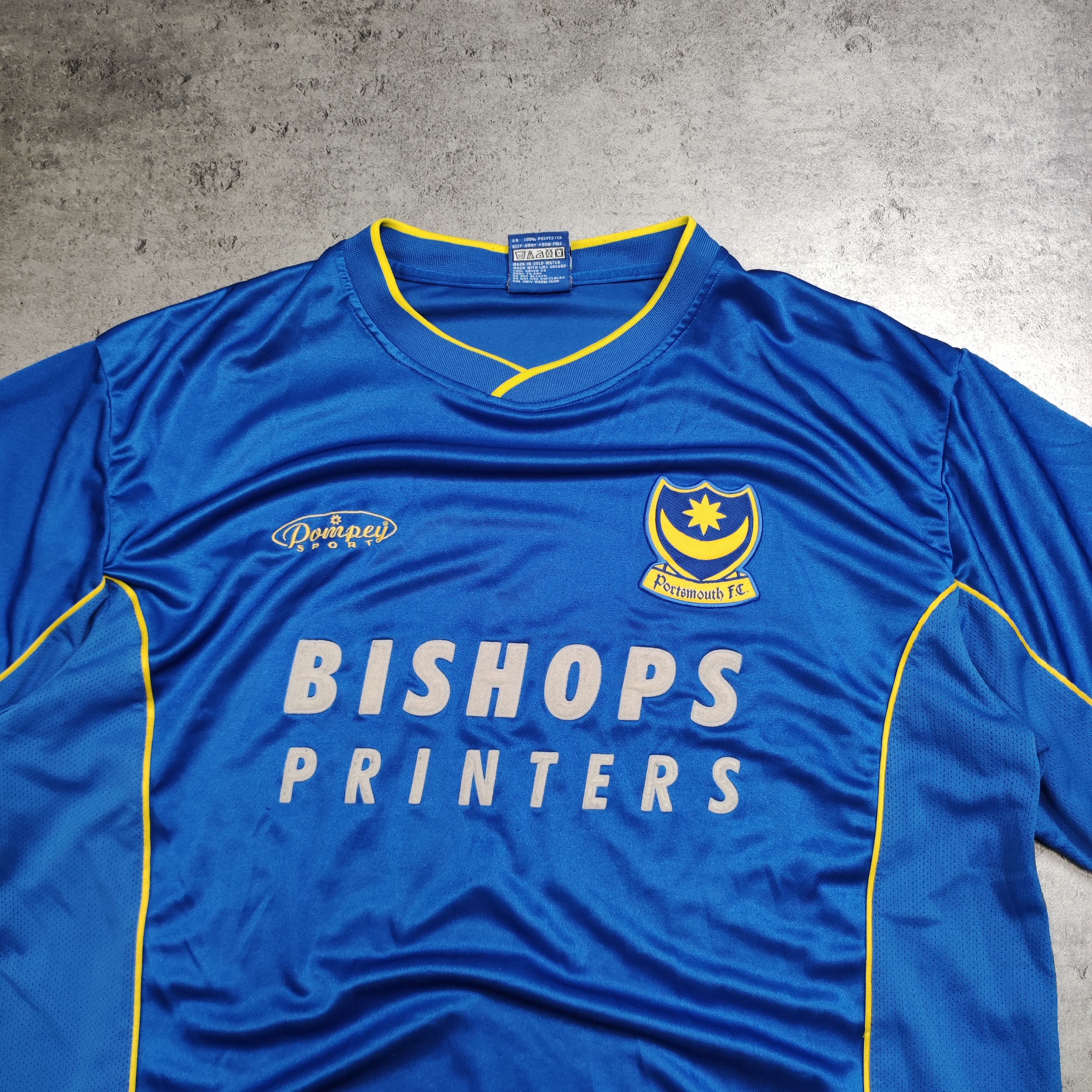Vintage RARE 2000 OG 90s Portshmouth Football Soccer Home Kit Size US XXL / EU 58 / 5 - 4 Thumbnail