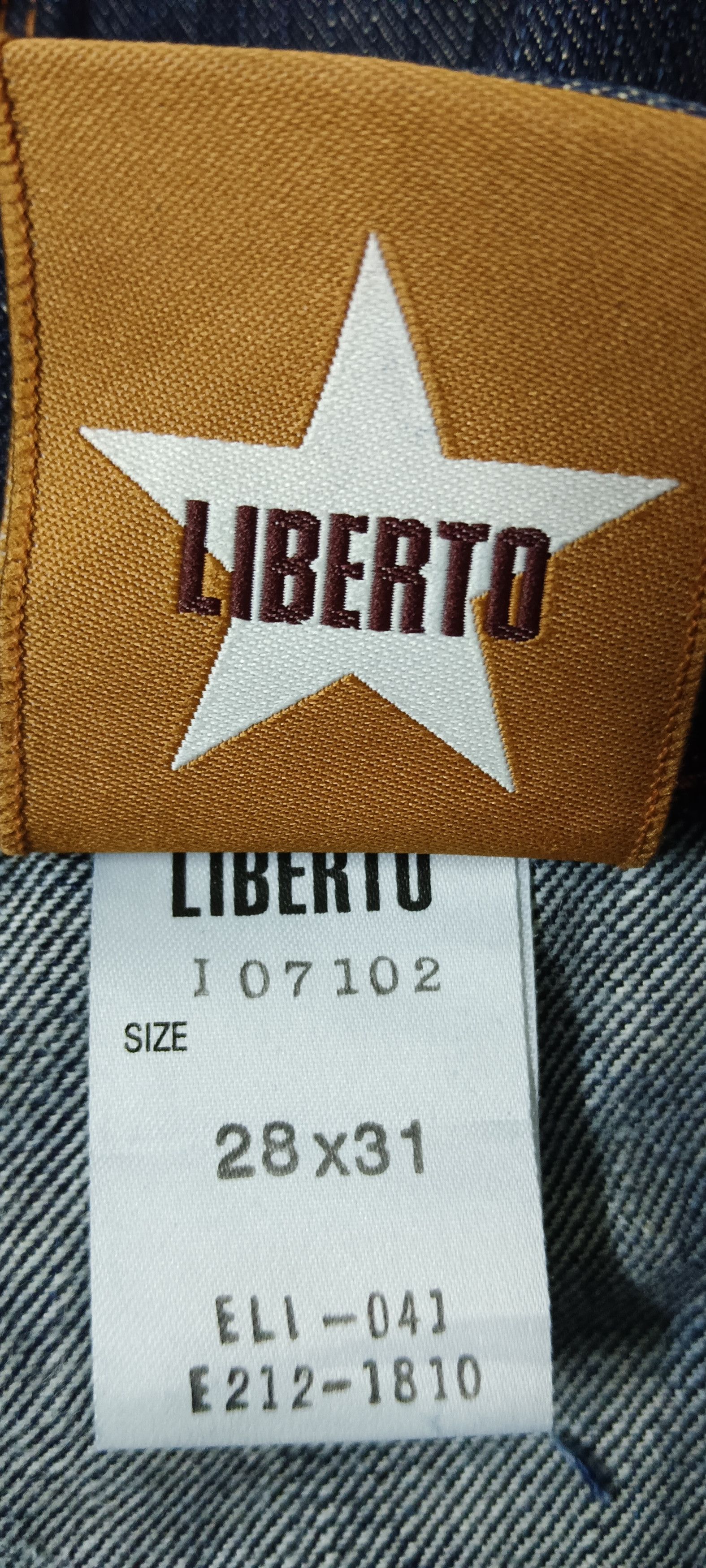 If Six Was Nine Liberto XXX Triple Resistance Flare Bush Denim Size US 29 - 15 Thumbnail
