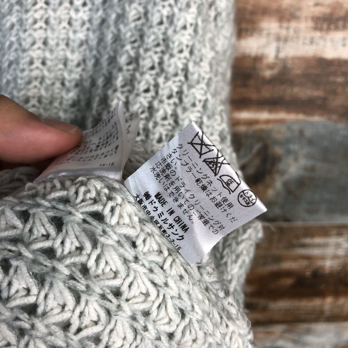 Homespun Knitwear × Japanese Brand Scot Club Grey vintage Knitwear #A1278 Size L / US 10 / IT 46 - 12 Thumbnail