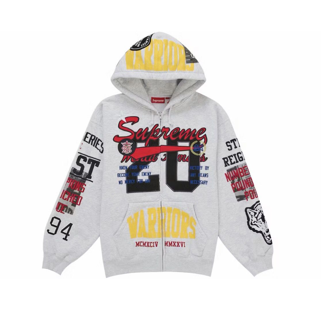 Designer × Streetwear × Supreme Supreme x Aphex Twin Zip Up hoodie