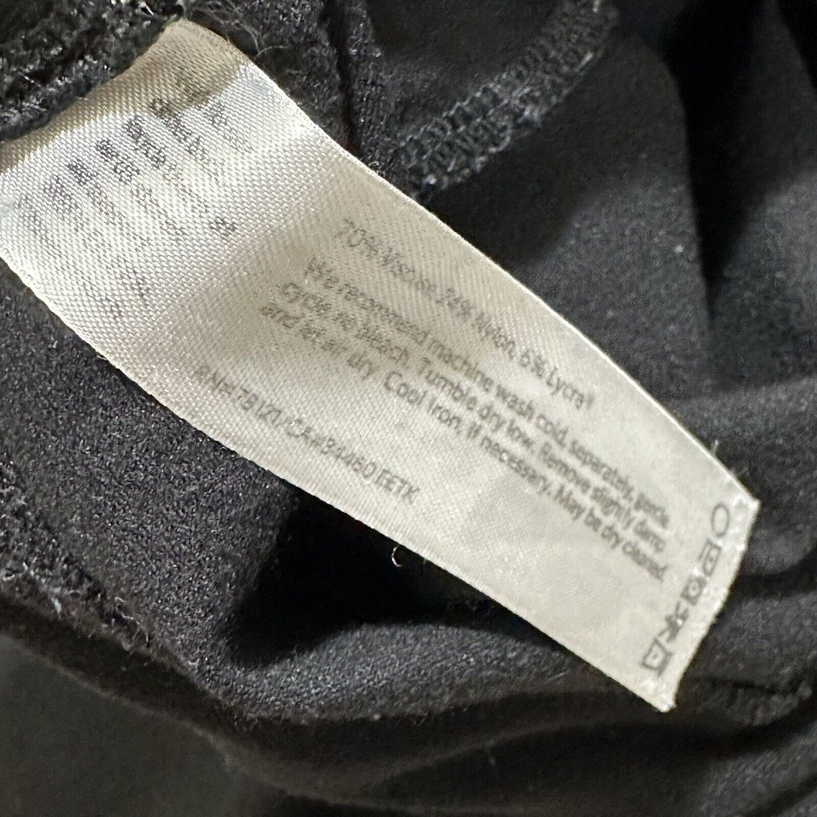 Eileen Fisher Eileen Fisher Medium Pull On Pants Black Stretch 27" Inseam Size 32" / US 10 / IT 46 - 6 Thumbnail