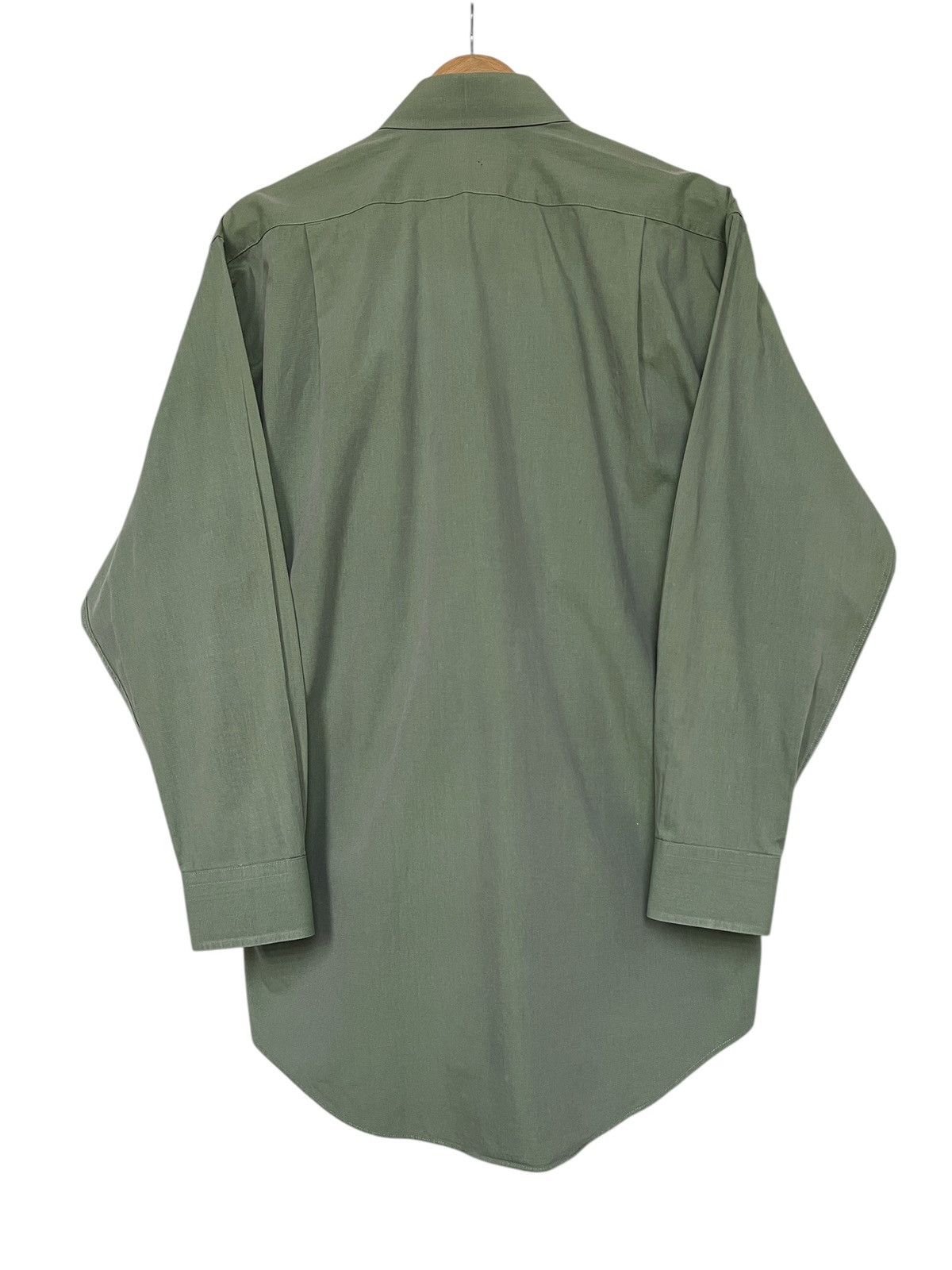 Issey Miyake Vintage 1980 Issey Miyake Green Button Up Shirt Size US L / EU 52-54 / 3 - 2 Thumbnail