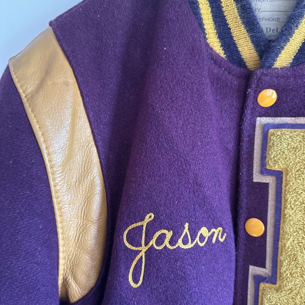 Delong vintage DeLong varsity jacket Size US L / EU 52-54 / 3 - 4 Thumbnail