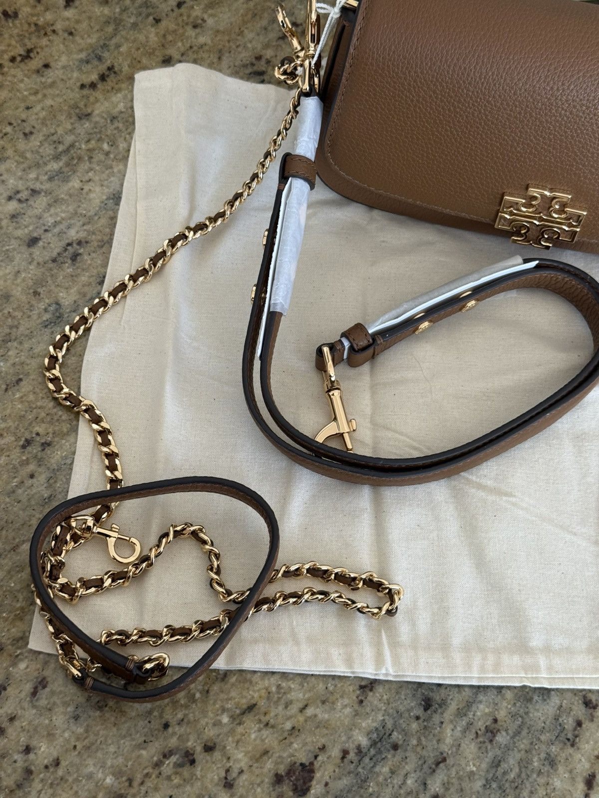Tory Burch Tory Burch BRITTEN CONVERTIBLE CROSSBODY Leather Shoulder Size ONE SIZE - 7 Thumbnail