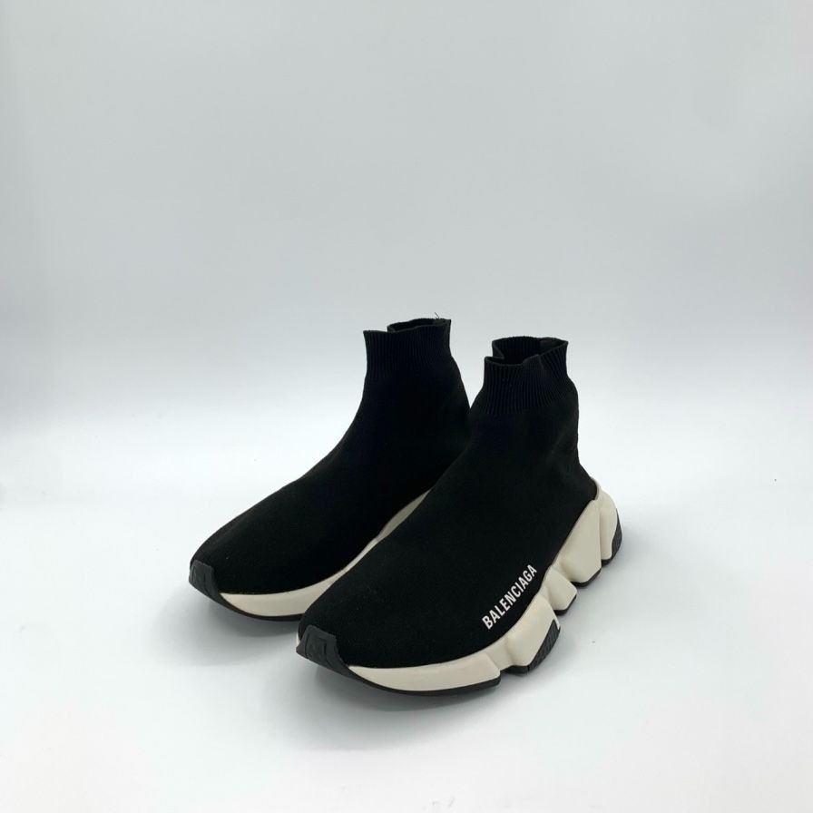 Balenciaga Balenciaga Paris 36 Logo White-Base Black Sock Sneakers, Or Size US 6 / IT 36 - 1 Thumbnail