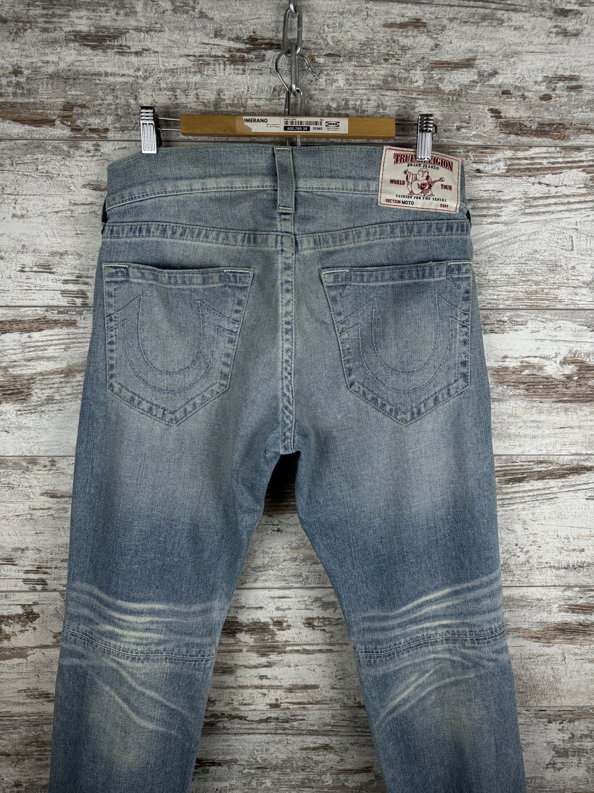Japanese Brand × True Religion Mens True Religion SKINNY MOTO NATURAL SN jeans denim y2k Size US 33 - 12 Thumbnail