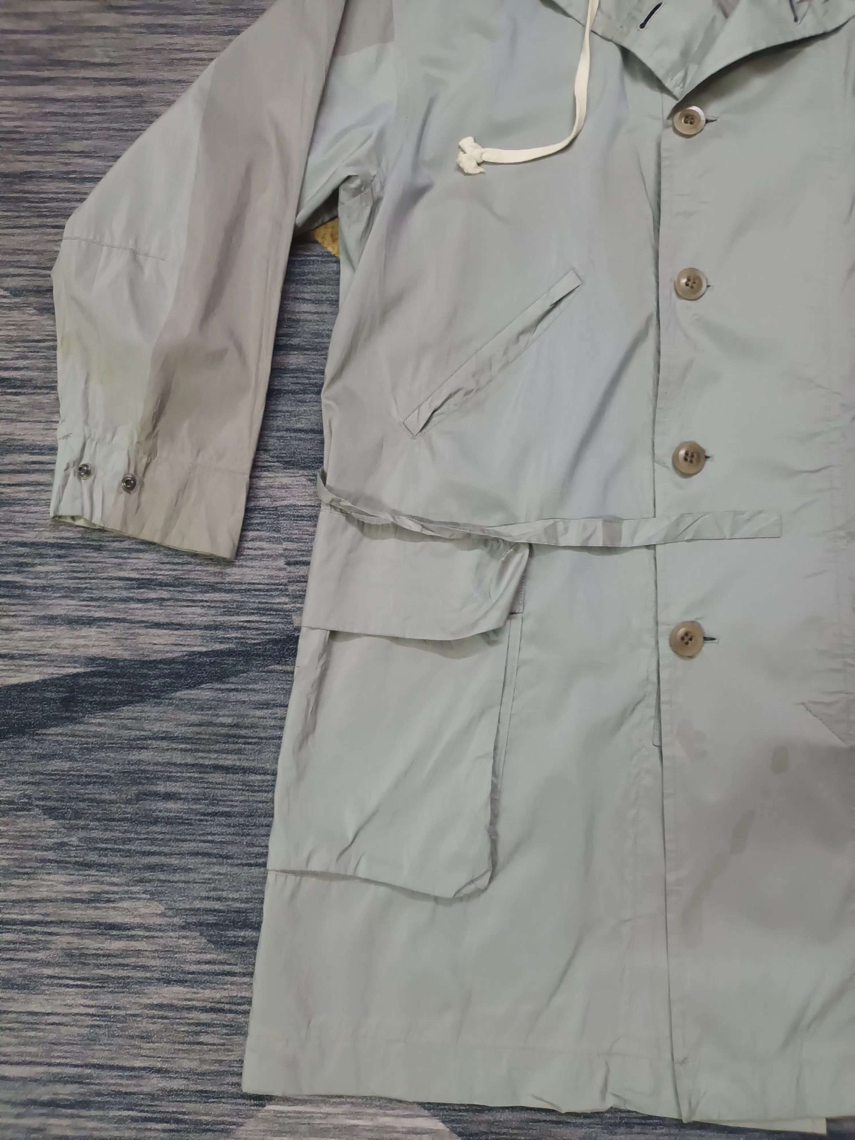 Yohji Yamamoto 🔥 YS YOHJI YAMAMOTO HOODIE LIGHT JACKET 🔥 Size US XXL / EU 58 / 5 - 10 Thumbnail