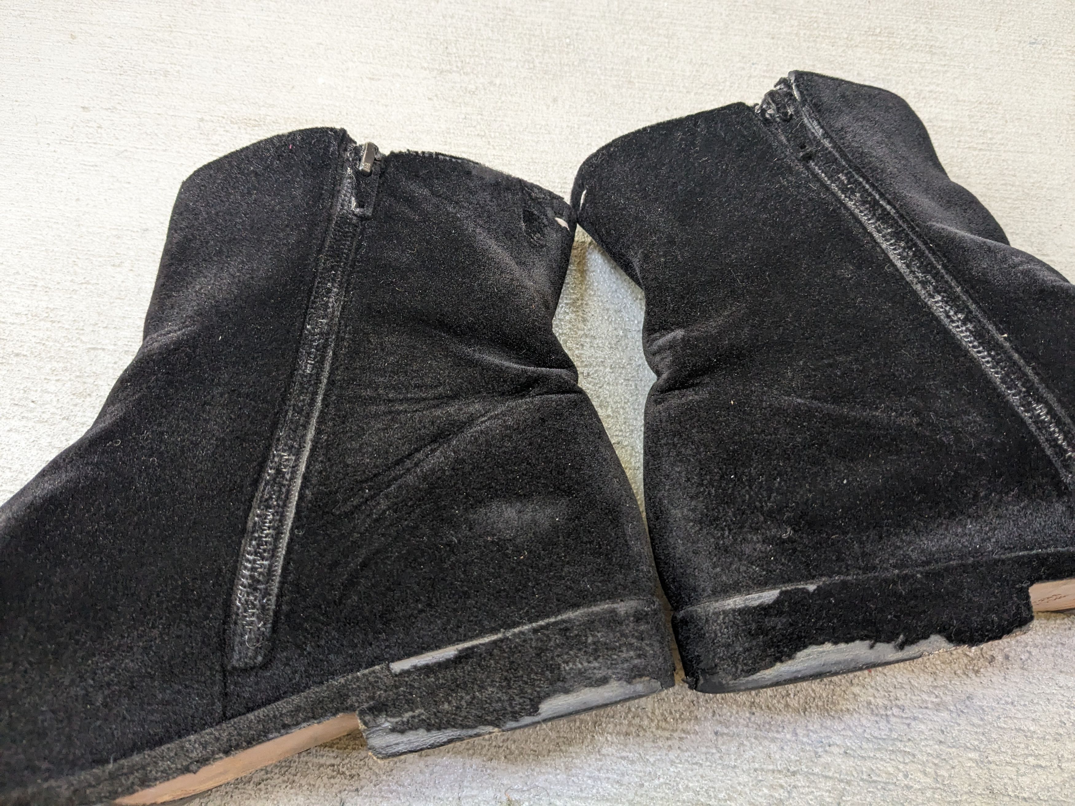 Maison Margiela Maison Margiela Side Zip Boots Black 8 41 Felt Leather Size US 8 / EU 41 - 10 Thumbnail
