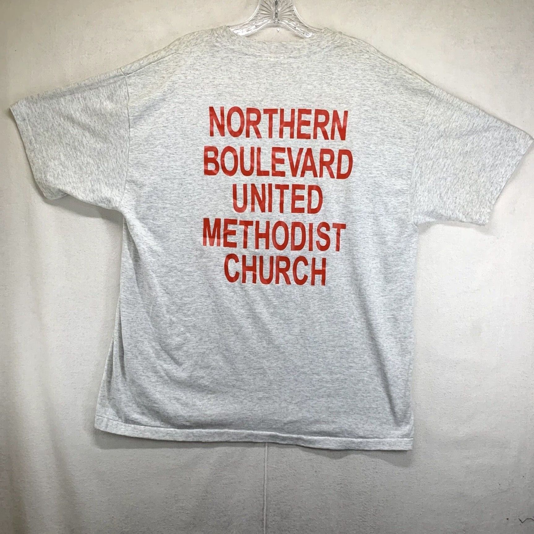 Hanes VINTAGE 90s Hanes Graphic T-Shirt Men’s Large Country Dance Horse Wagon Unisex Gray Size US L / EU 52-54 / 3 - 3 Thumbnail