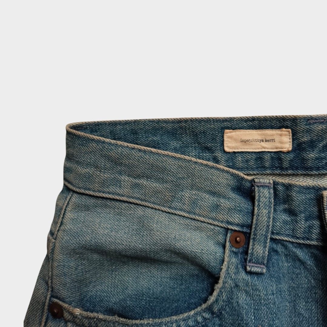 Number (N)ine Inpaichthys Kerri trashed patch work selvedge jean Size US 28 / EU 44 - 5 Thumbnail