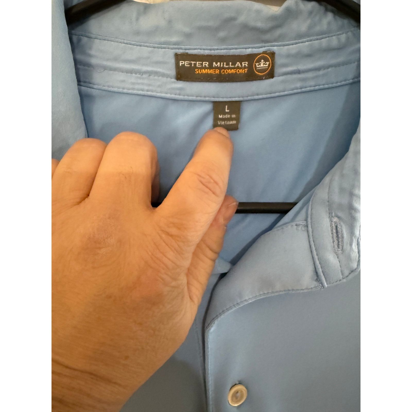 Peter Millar Peter Millar Blue Polo - Large Size US L / EU 52-54 / 3 - 4 Thumbnail
