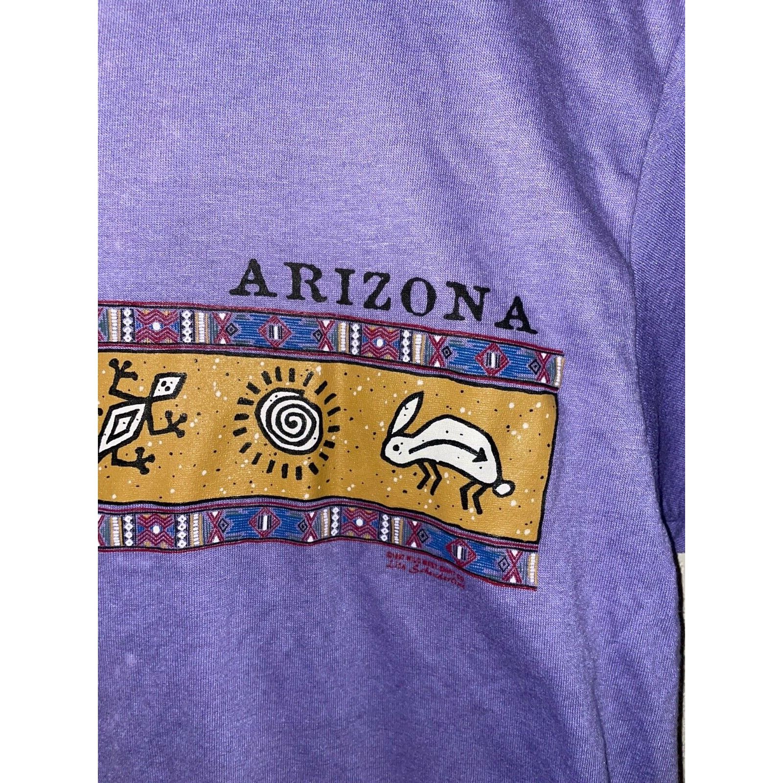 Jerzees Vintage Arizona Native Shirt Aboriginal Cave 90s Tee L Size US L / EU 52-54 / 3 - 2 Thumbnail