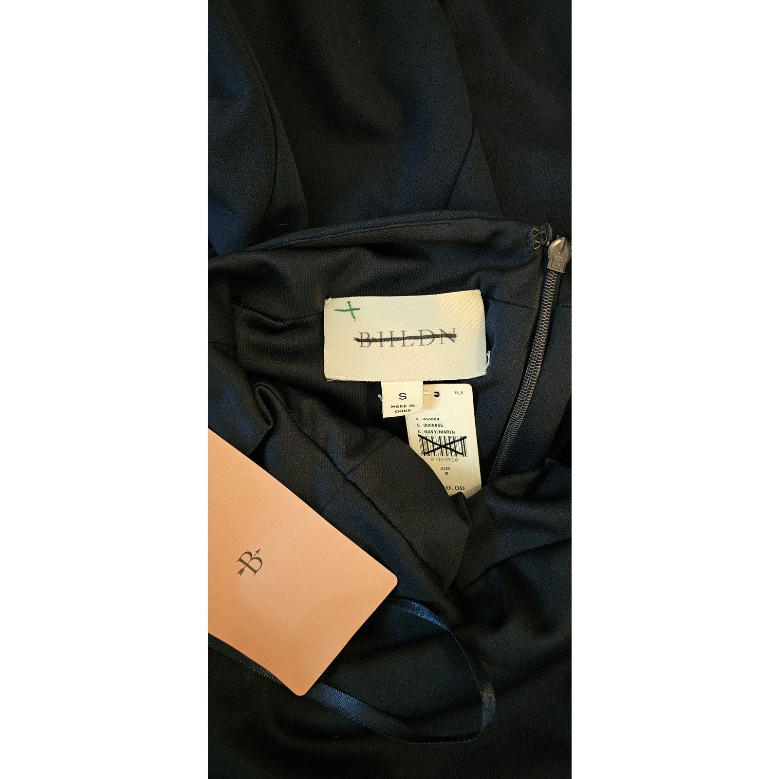 Anthropologie NWT BHLDN Juliana High-Neck Side-Slit Stretch Crepe Dress Size S / US 4 / IT 40 - 5 Thumbnail