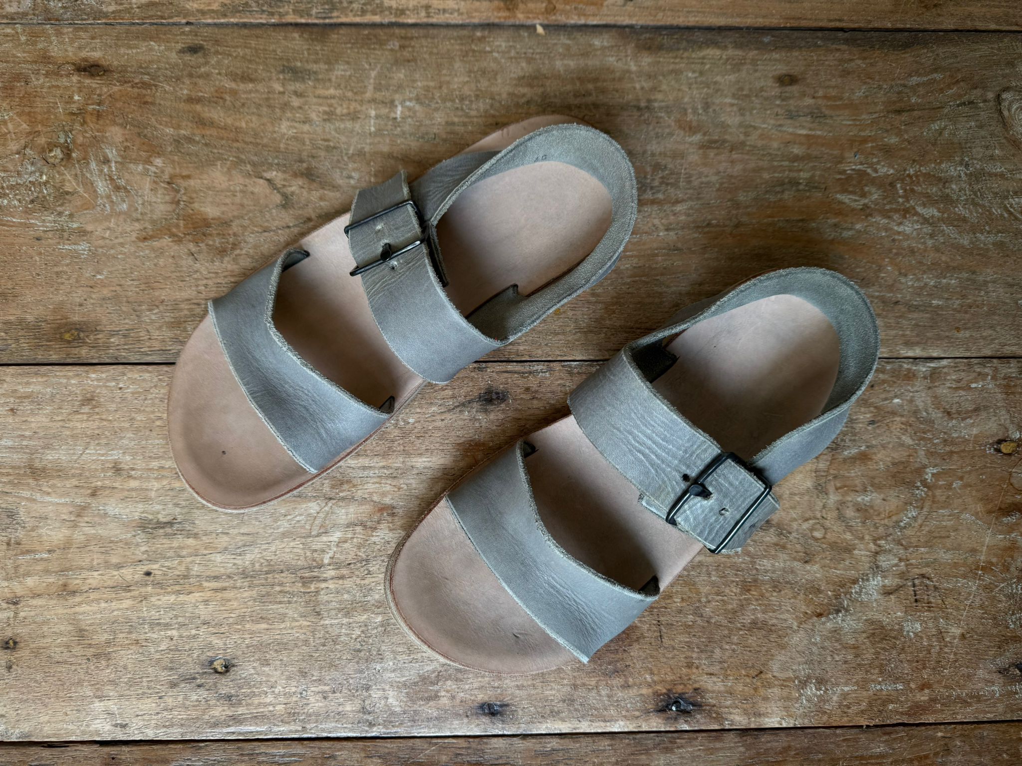 Ma+ Ma+ Sandals 100% Cow Leather by Maurizio Amadei Size US 7 / EU 40 - 1 Thumbnail