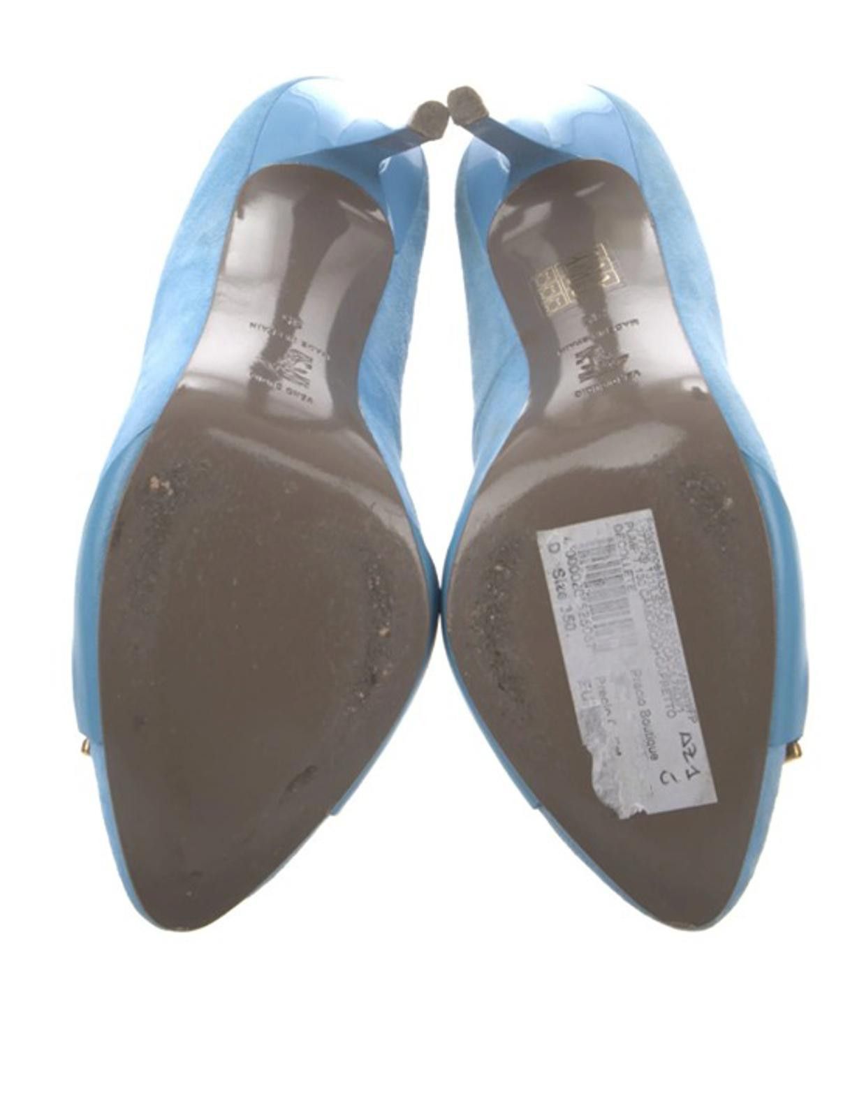 Other Versace Blue Leather Suede Pumps - SIZE 5 Size US 5 / IT 35 - 5 Thumbnail