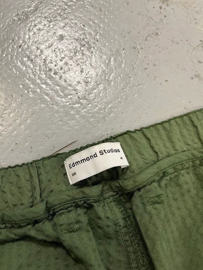 Vintage Edmmond Studios Relief Green Shorts Size US 32 / EU 48 - 10 Thumbnail