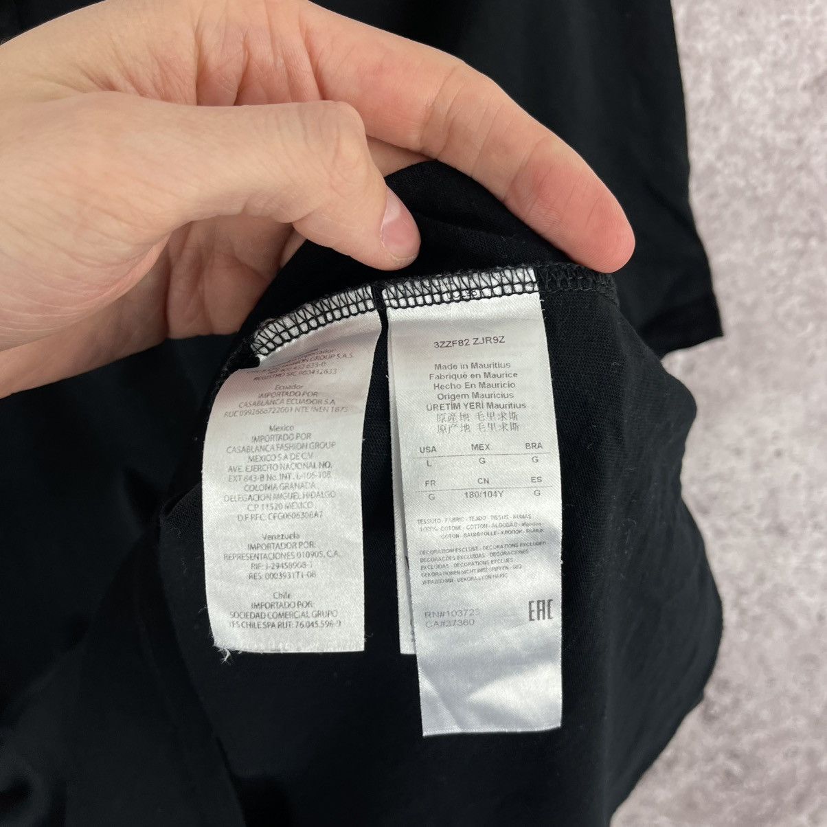 Armani Armani Exchange Polo T-Shirt 3Button Style Black Size L Size US L / EU 52-54 / 3 - 8 Thumbnail