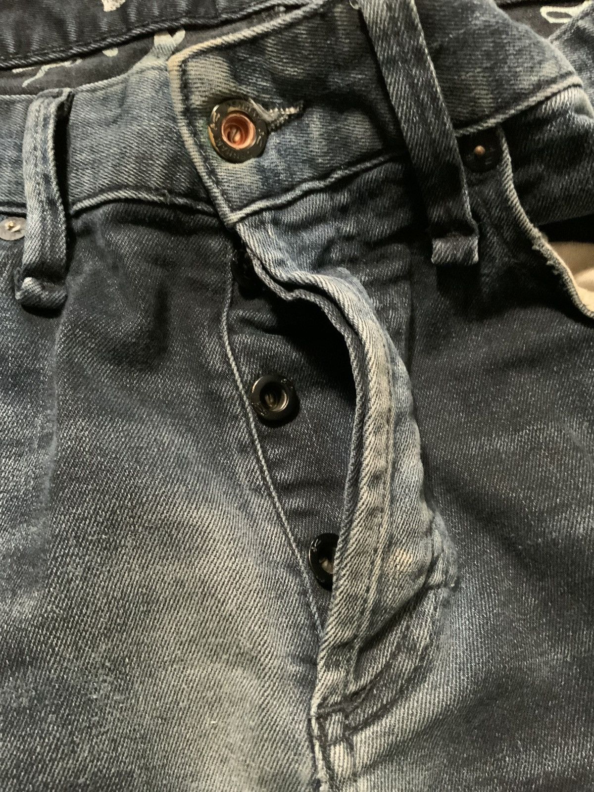 DENHAM Denham The Jeanmaker Bolt Skinny Slim Button Fly Denim Jeans Size US 36 / EU 52 - 9 Thumbnail