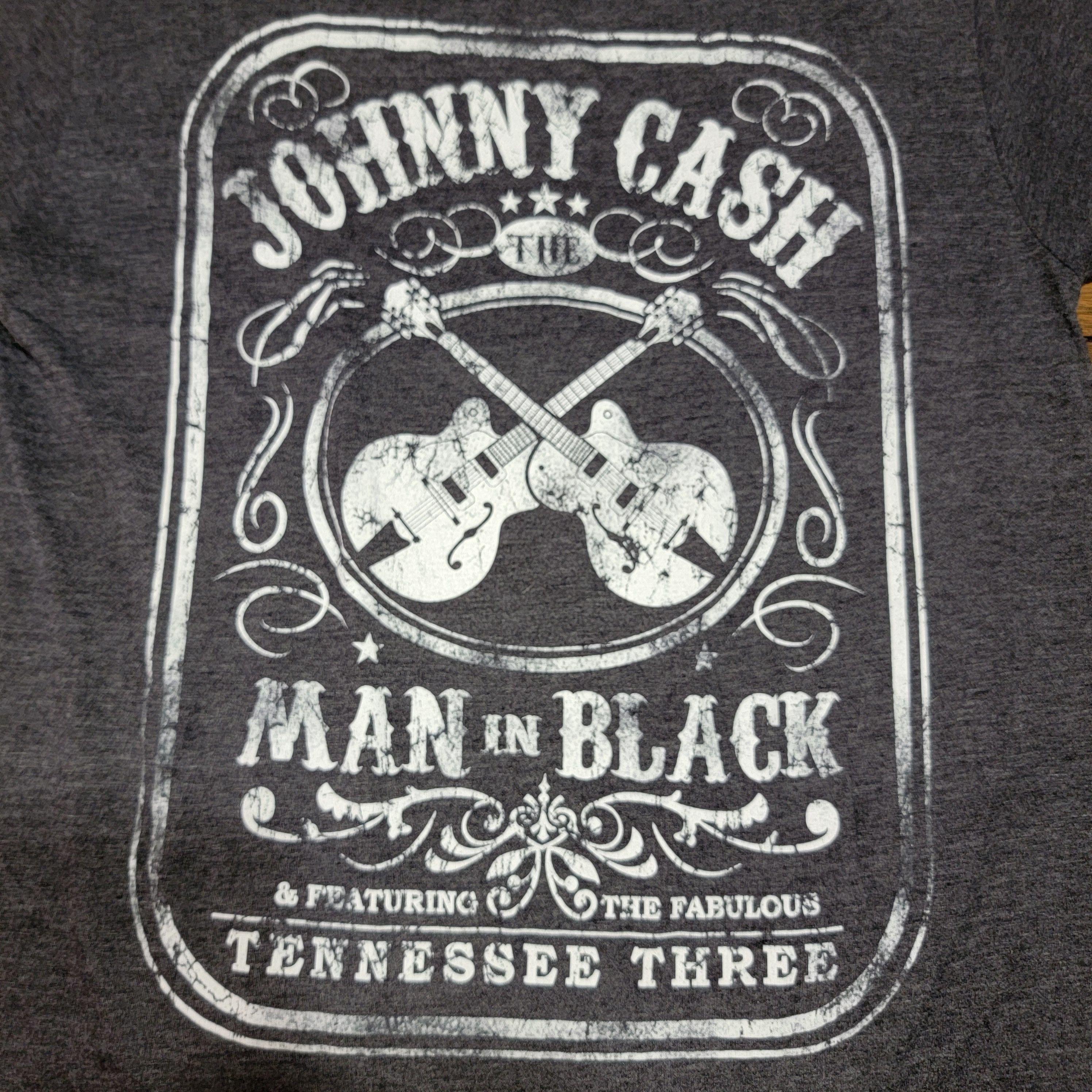 Zion Rootswear Zion Rootswear SS Tee "Johnny Cash Man In Black" - Large Size L / US 10 / IT 46 - 2 Thumbnail