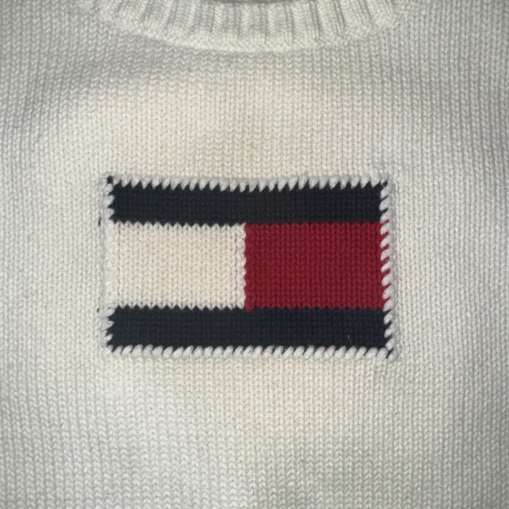 Vintage Cream Tommy Holder Knitted Sweater Jumper Ivory L Women Pullover Knit 18x24 Size L / US 10 / IT 46 - 2 Thumbnail
