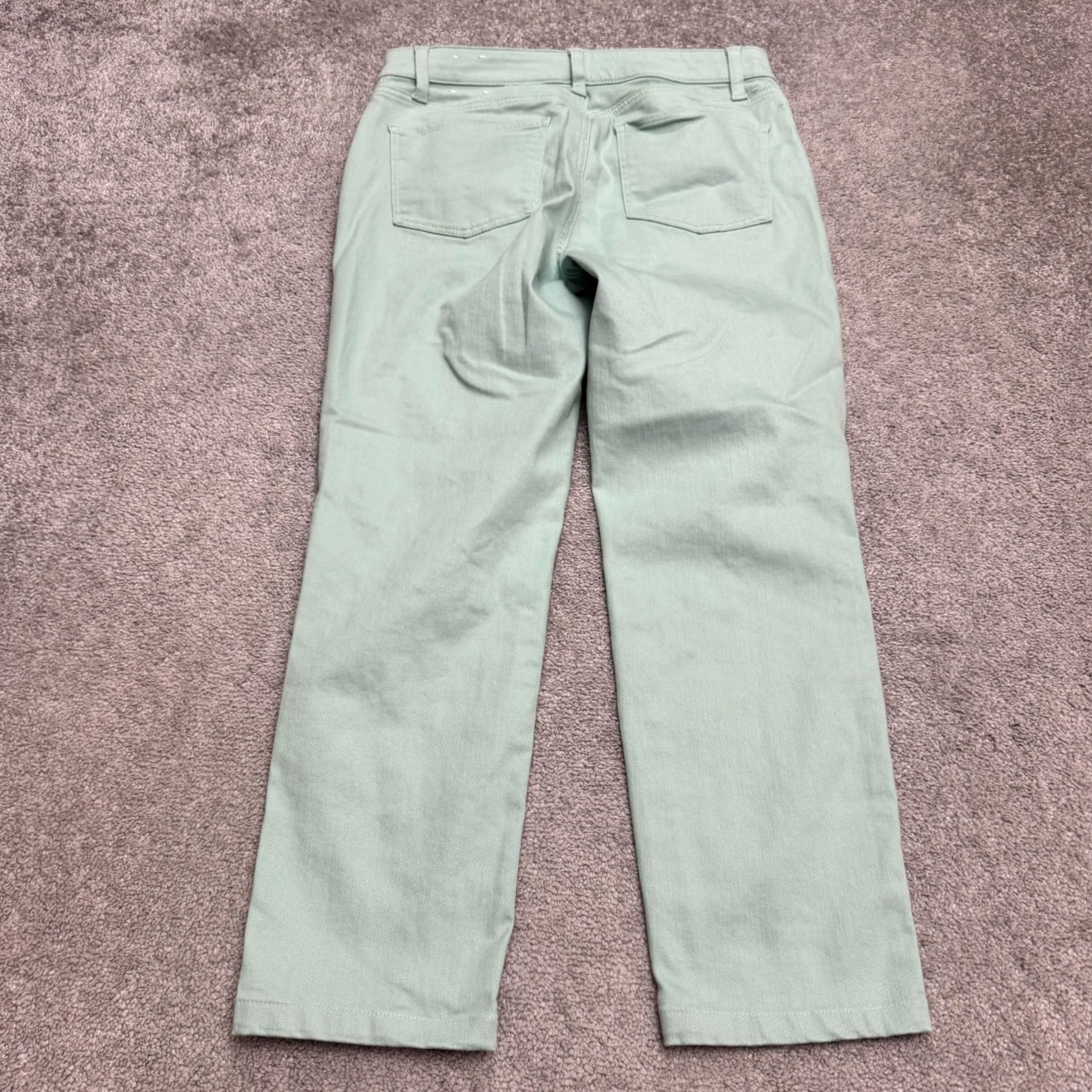 Talbots Talbots Slim Fit Ankle Denim Jeans Womens 6 Mint Green High Rise Stretch 30x25 Color Green 5-Pocket Style Ankle Brand Talbots Womens Size 6 Jeans Size 28" / US 6 / IT 42 - 2 Thumbnail