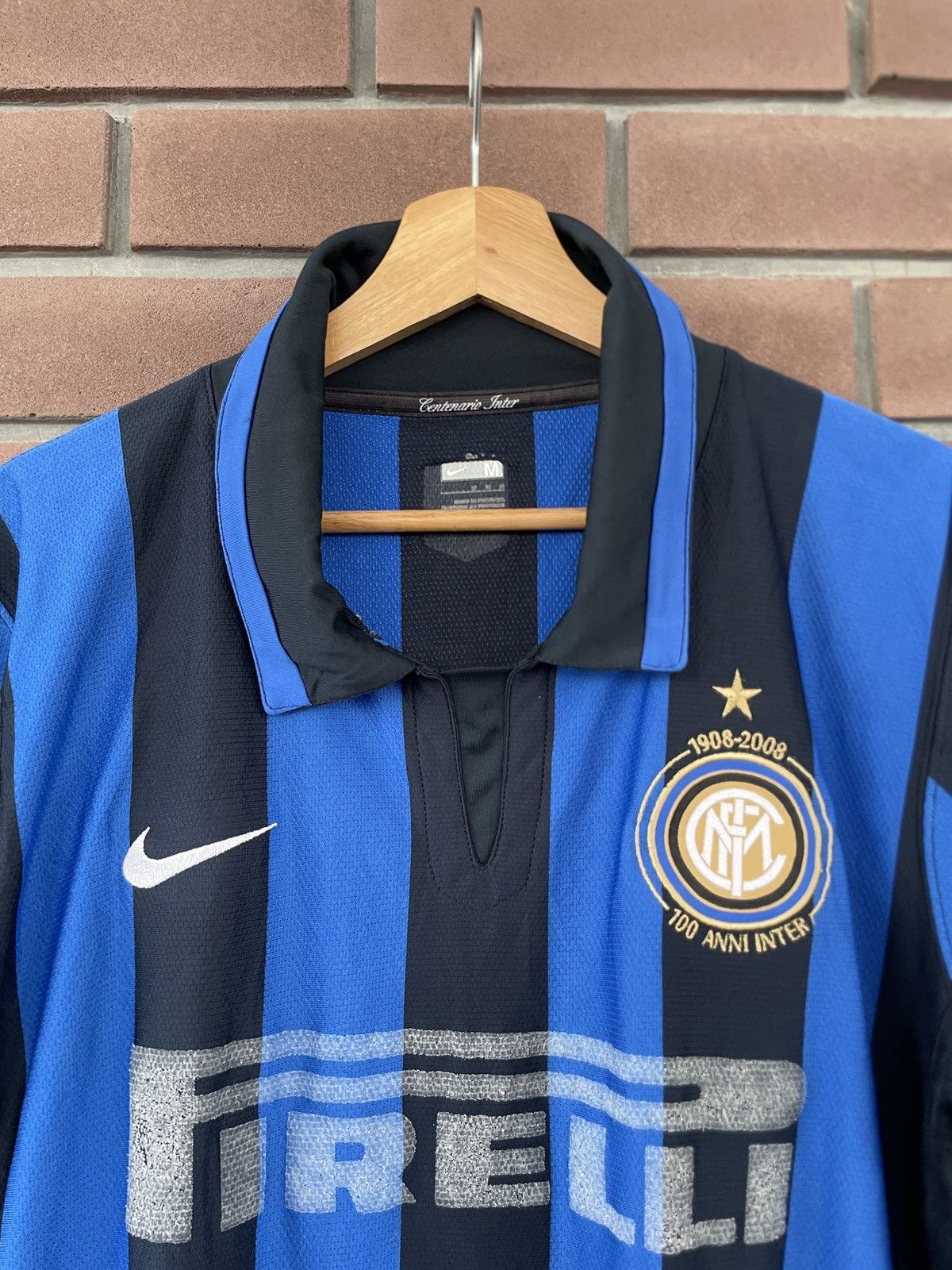 Nike Inter Milan 100 Years Anniversary Home Kit Size US M / EU 48-50 / 2 - 2 Thumbnail