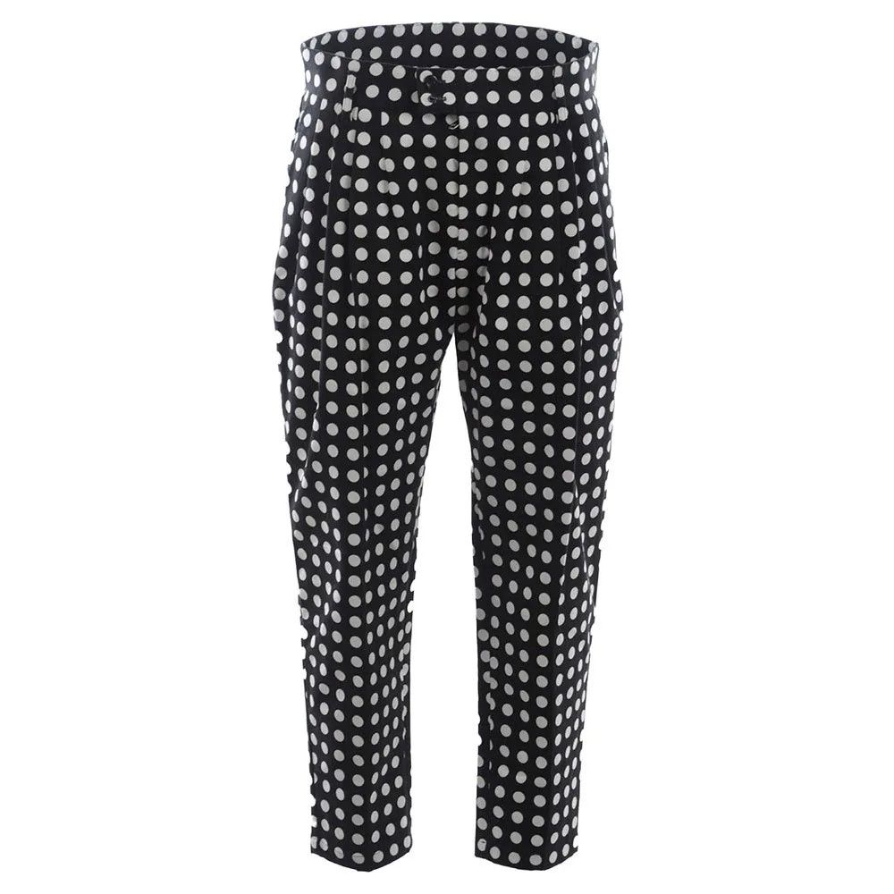 Dolce & Gabbana o1y0125 Casual Pant in Black/White Size US 28 / EU 44 - 1 Thumbnail