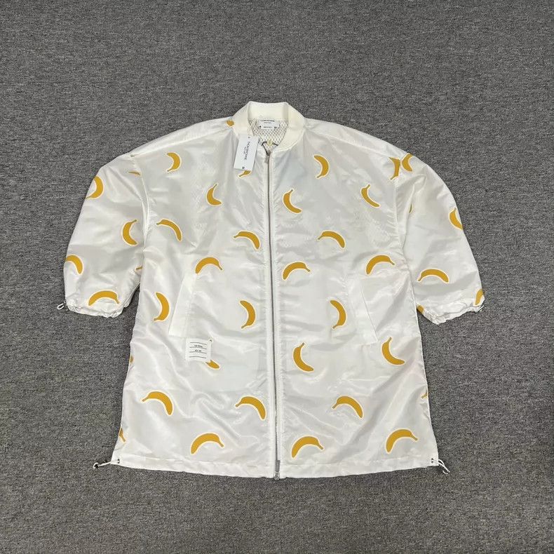 Thom Browne Thom Browne TB Banana Print Waterproof Jacket - dmc Size US M / EU 48-50 / 2 - 1 Thumbnail