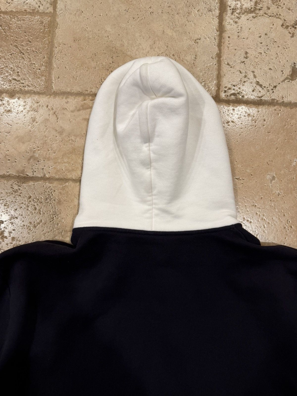 Louis Vuitton Louis Vuitton x Virgil 2054 White Hooded Black Hoodie Size US L / EU 52-54 / 3 - 14 Thumbnail