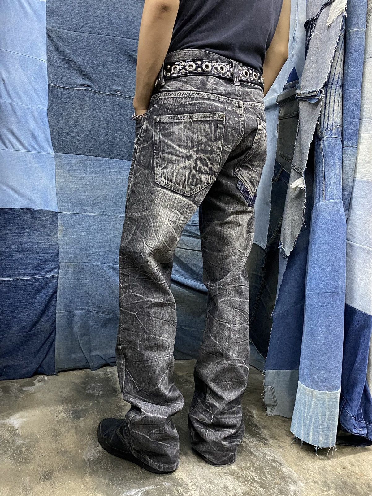 If Six Was Nine japanese brand wild life mud splater jeans undefined Size US 29 - 4 Thumbnail