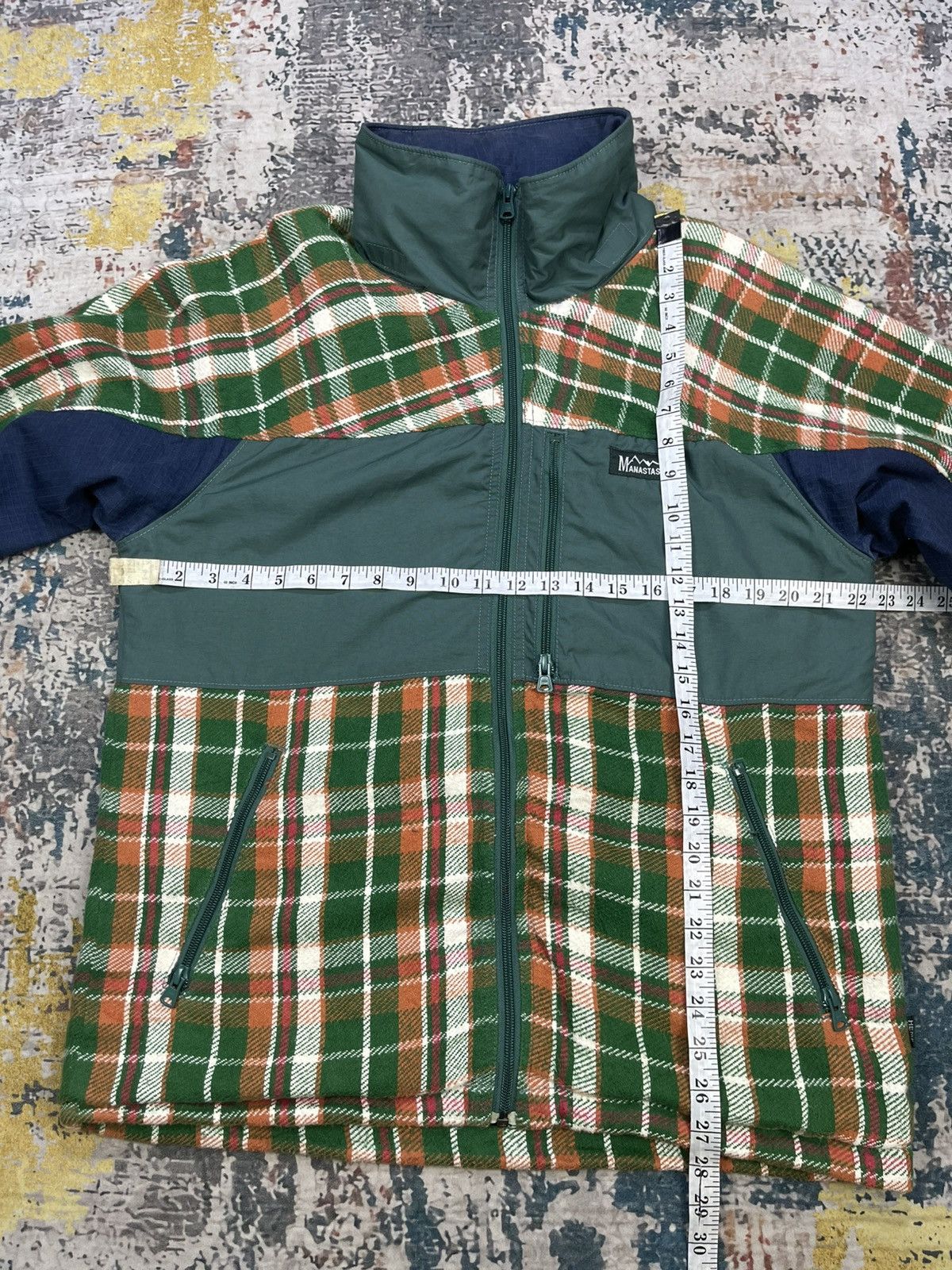 Manastash Manastash Hemp Fibre Green Plaid Jacket Size US M / EU 48-50 / 2 - 9 Thumbnail