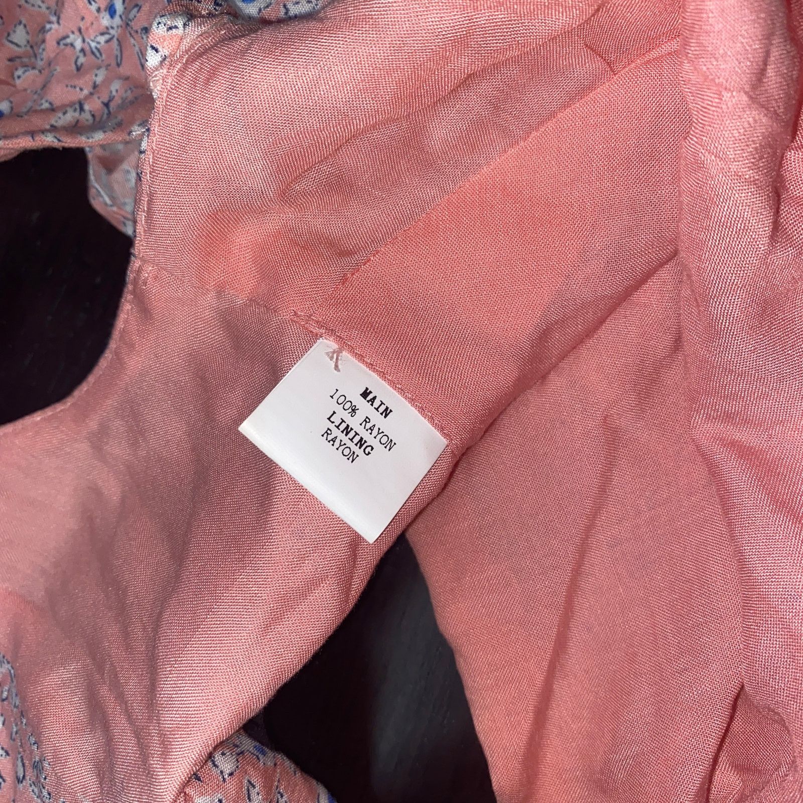 Other Sundae Muse Pink Floral Ruffled Sleeveless Tie Back Top 6 Size M / US 6-8 / IT 42-44 - 7 Thumbnail