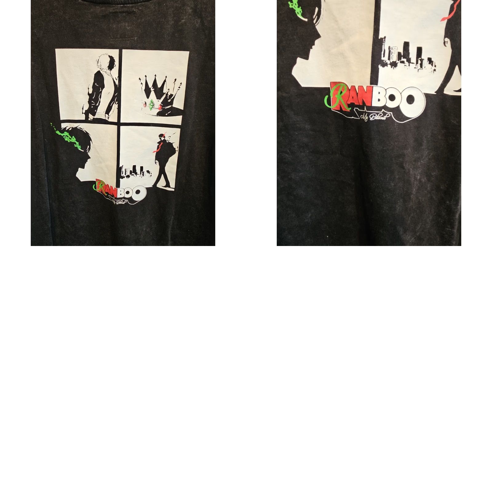 Vintage Ranboo My Beloved 2021 Merch T Shirt Washed Black Large Ranboo The Beloved Mens Size L Graphic Print Short Sleeve Crew Neck Unisex Adults Cotton 100% Size US L / EU 52-54 / 3 - 8 Thumbnail
