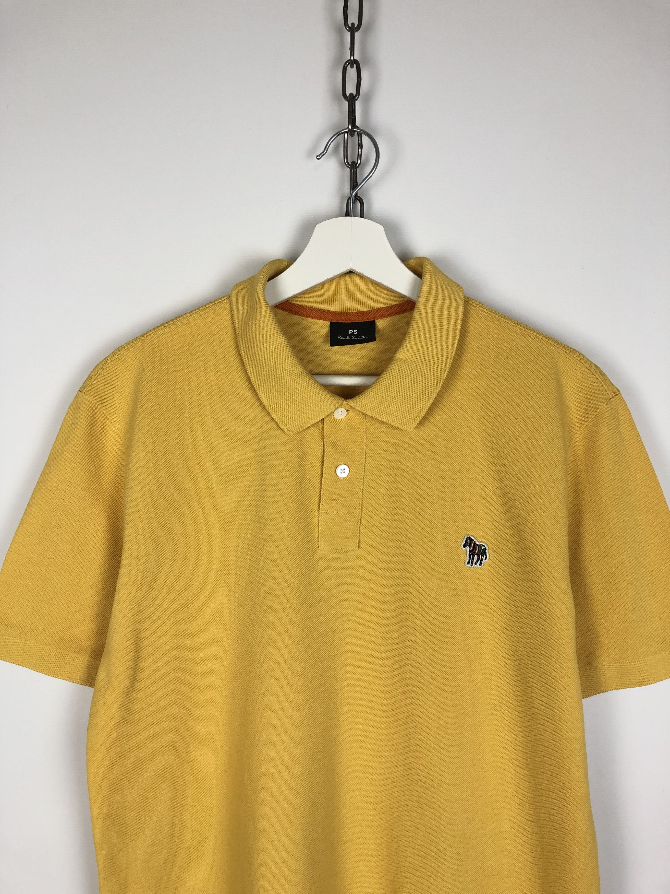Paul Smith Paul Smith Basic Polo T-Shirt Yellow size L Size US L / EU 52-54 / 3 - 2 Thumbnail