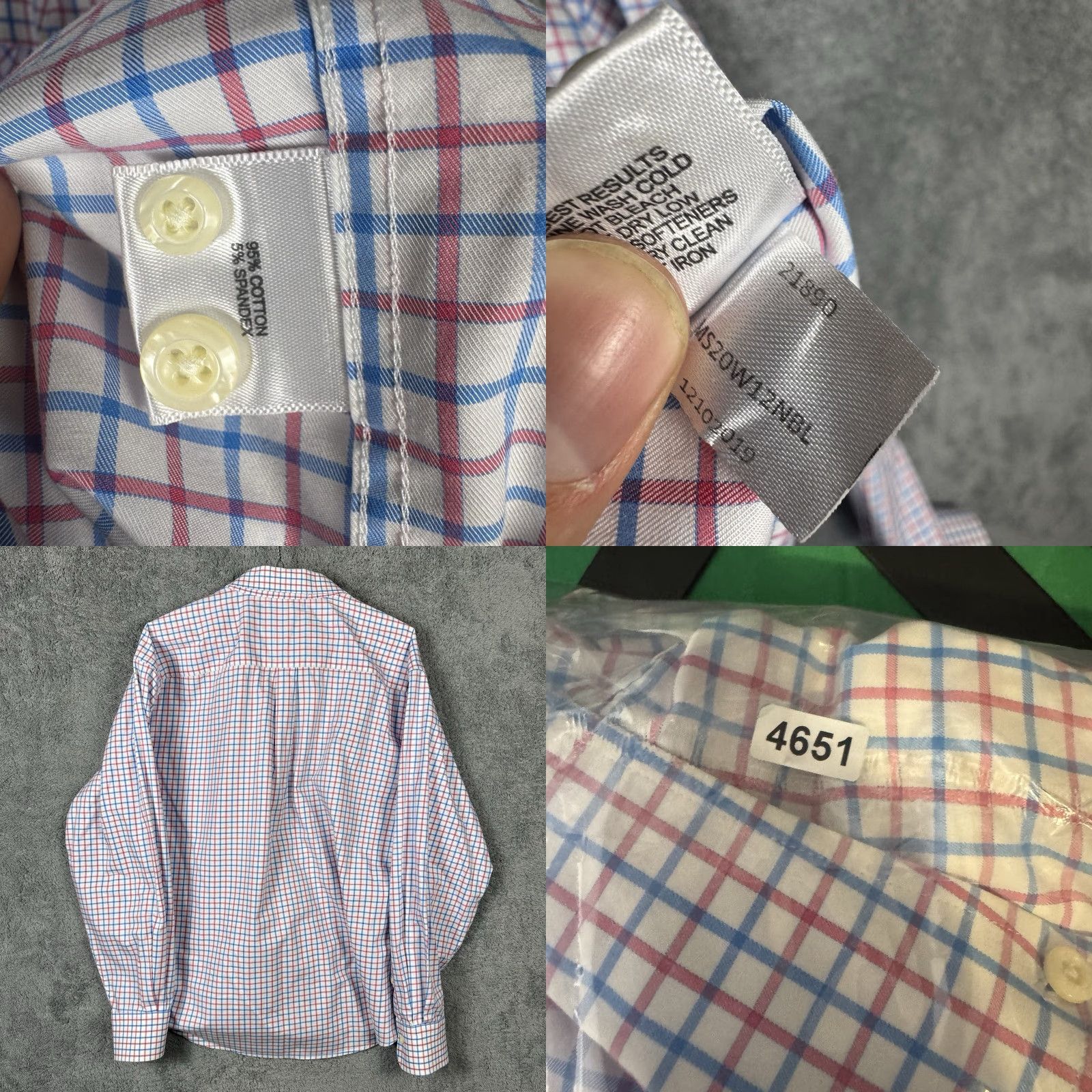 Peter Millar **Peter Millar Crown Ease Stretch Mens XL Multicolor Button-Up Shirt** User: Peter Millar Crown Ease Stretch Mens XL Multicolor Button-Up Shirt Size US XL / EU 56 / 4 - 8 Thumbnail