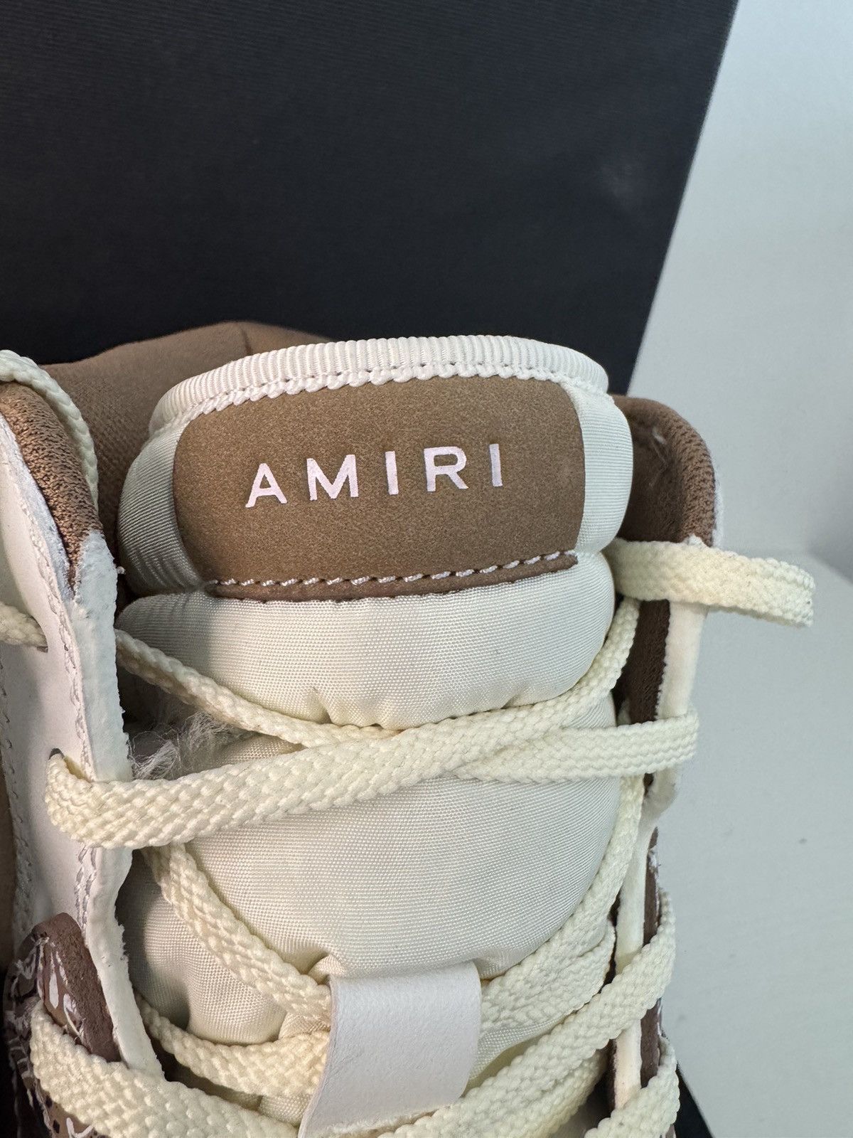 Amiri Amiri Skel Top Hi Bandana Brown Sneakers Sz 14 / 47 New Size US 14 / EU 47 - 3 Thumbnail