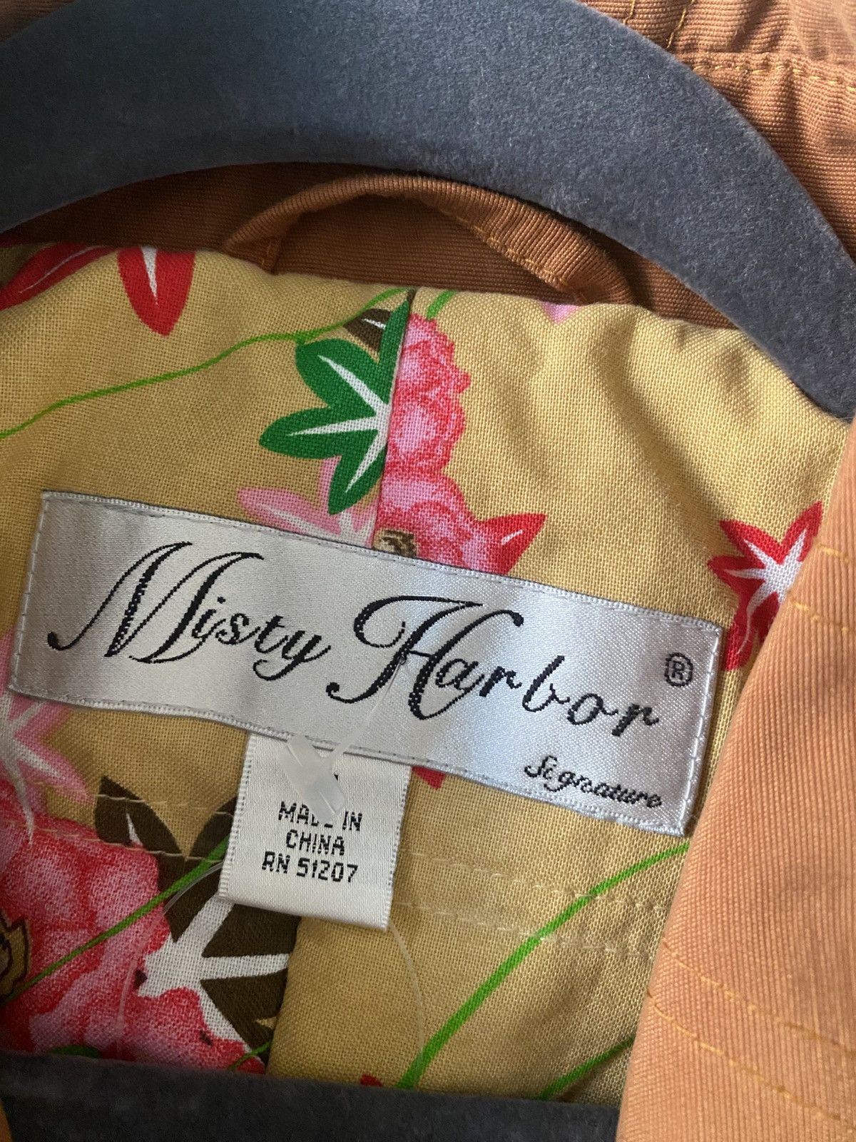 Misty Harbor VINTAGE Misty Harbor Burnt Orange Trench Coat Sz M Size M / US 6-8 / IT 42-44 - 8 Thumbnail