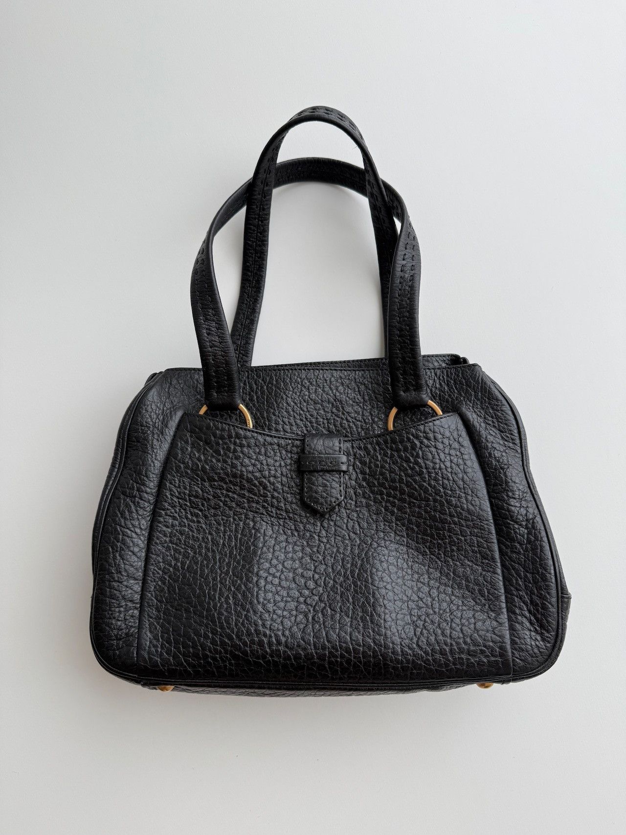 FW2003 PRADA LEATHER HAND BAG