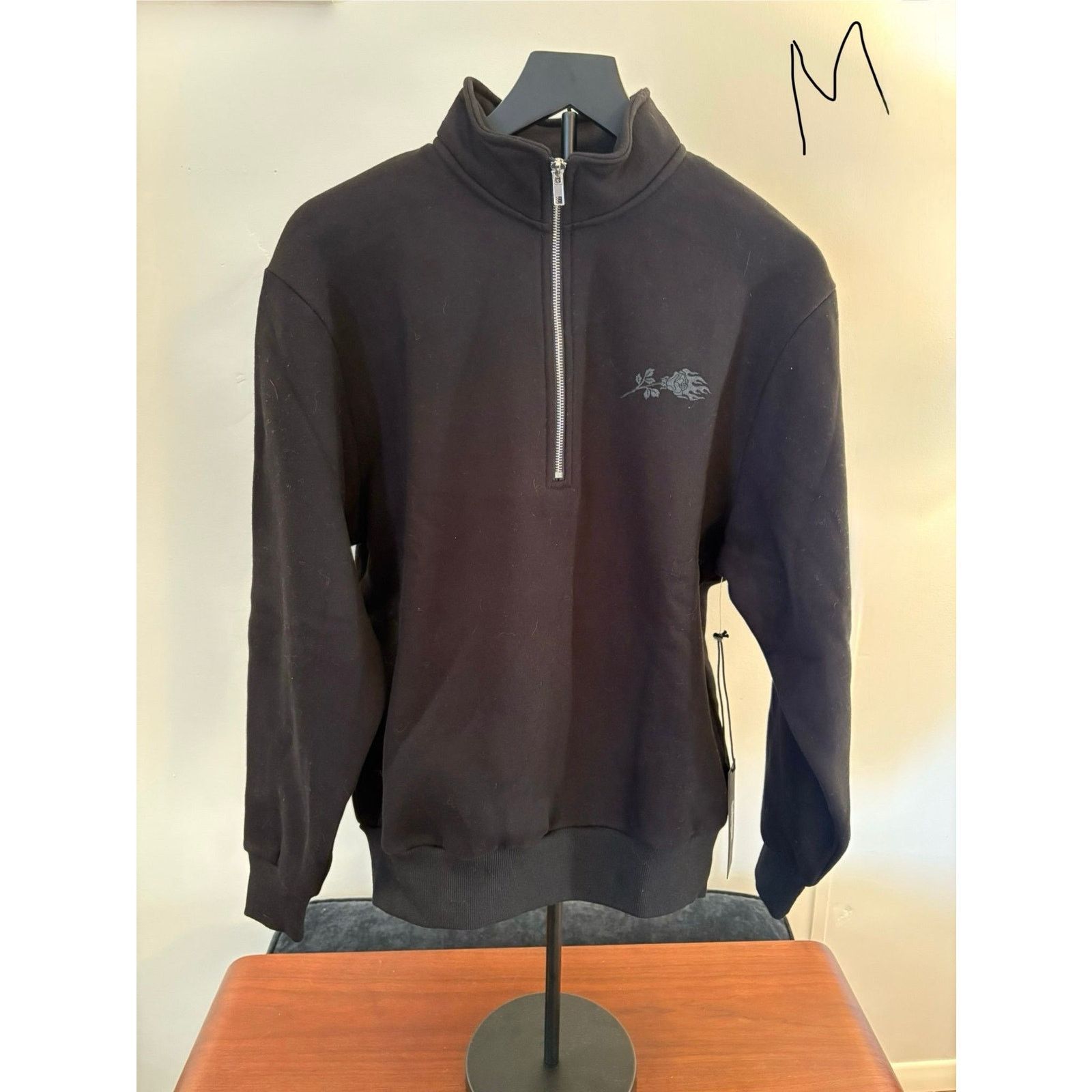 Civil Regime SZ M - NWT BLK quarter zip sweatshirt, Civil Regime Size US M / EU 48-50 / 2 - 1 Thumbnail