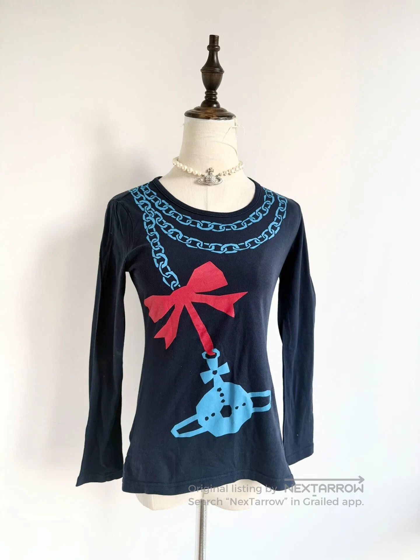 Vivienne Westwood Vivienne Westwood Blue Bow T. Size M / US 6-8 / IT 42-44 - 1 Thumbnail