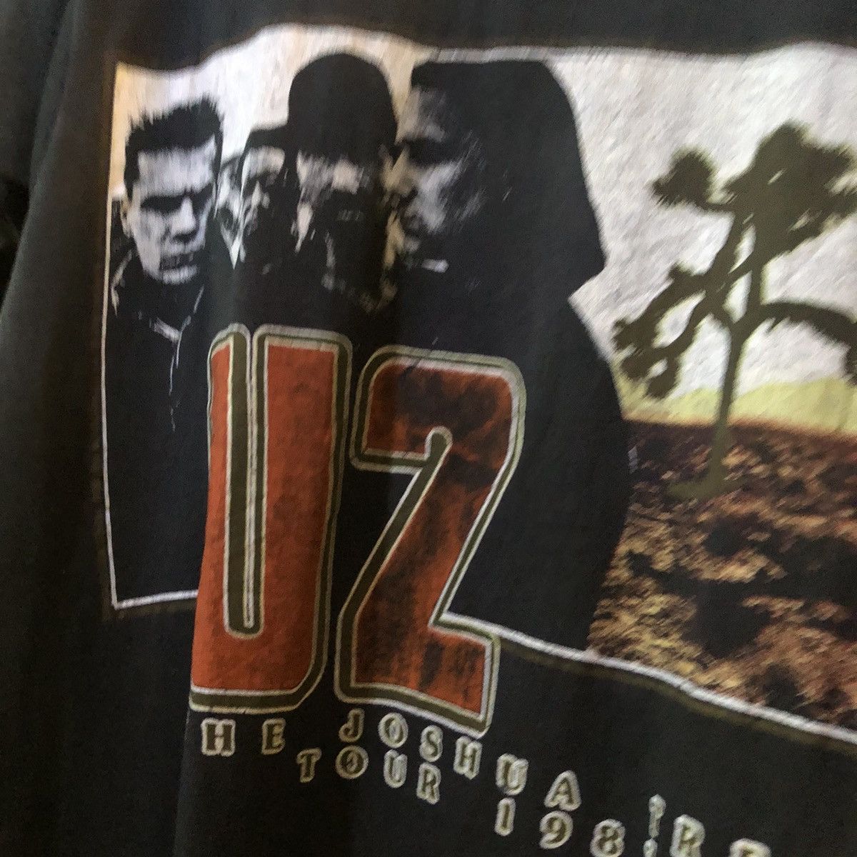 Band Tees × Vintage 80s U2 Joshua Tree American Tour Size US XL / EU 56 / 4 - 3 Thumbnail