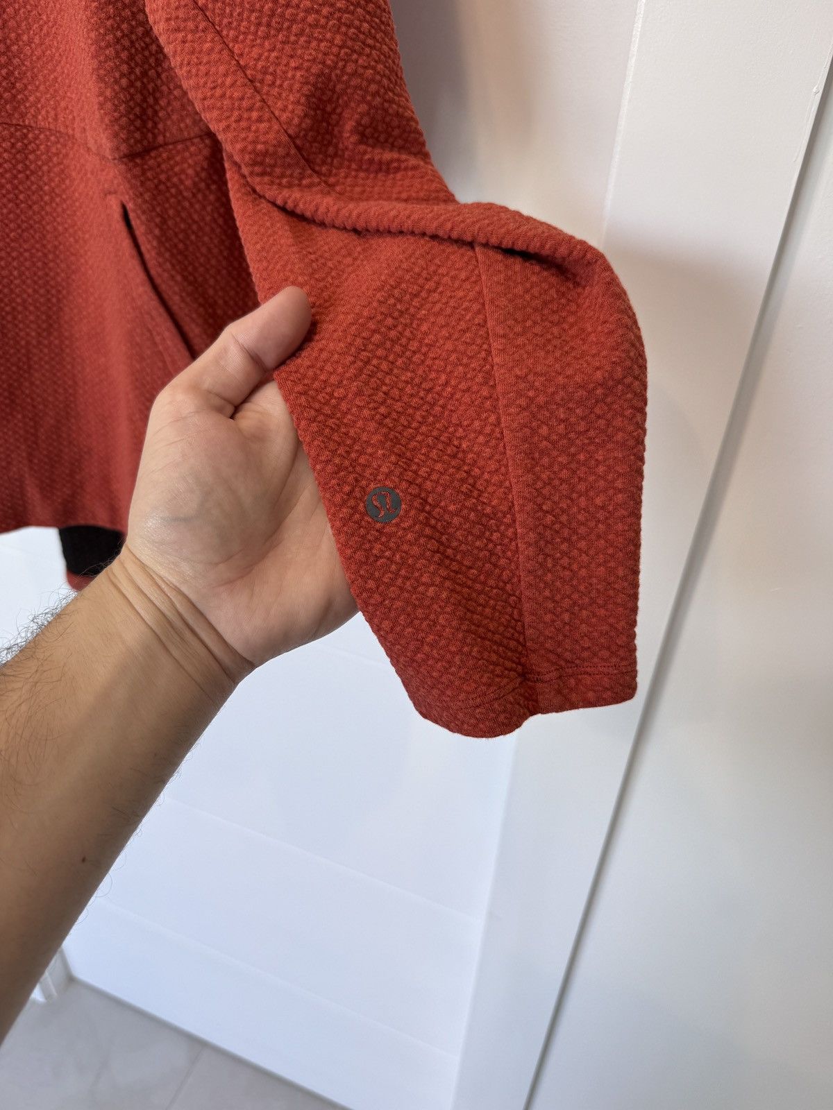 Lululemon Lululemon Mens At Ease Burnt Orange Hoodie Size XL Size US XL / EU 56 / 4 - 5 Thumbnail