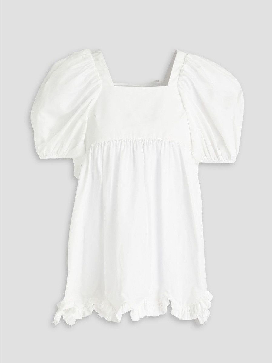 Cecilie Bahnsen Cecilie Bahnsen Vega gathered taffeta top size UK8 Size S / US 4 / IT 40 - 3 Thumbnail