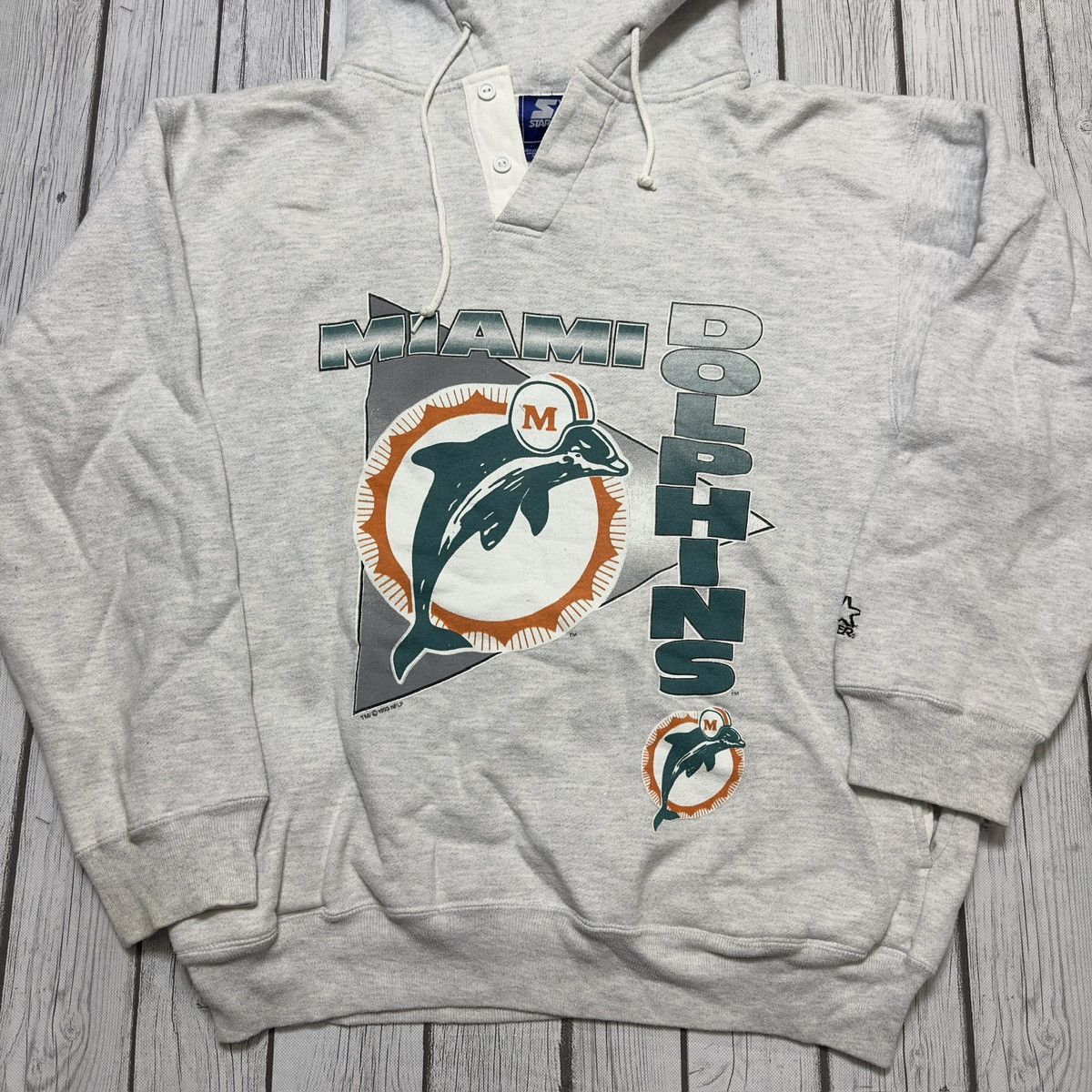 NFL × Starter × Vintage Vintage Miami Dolphins hoodie Size US M / EU 48-50 / 2 - 3 Thumbnail