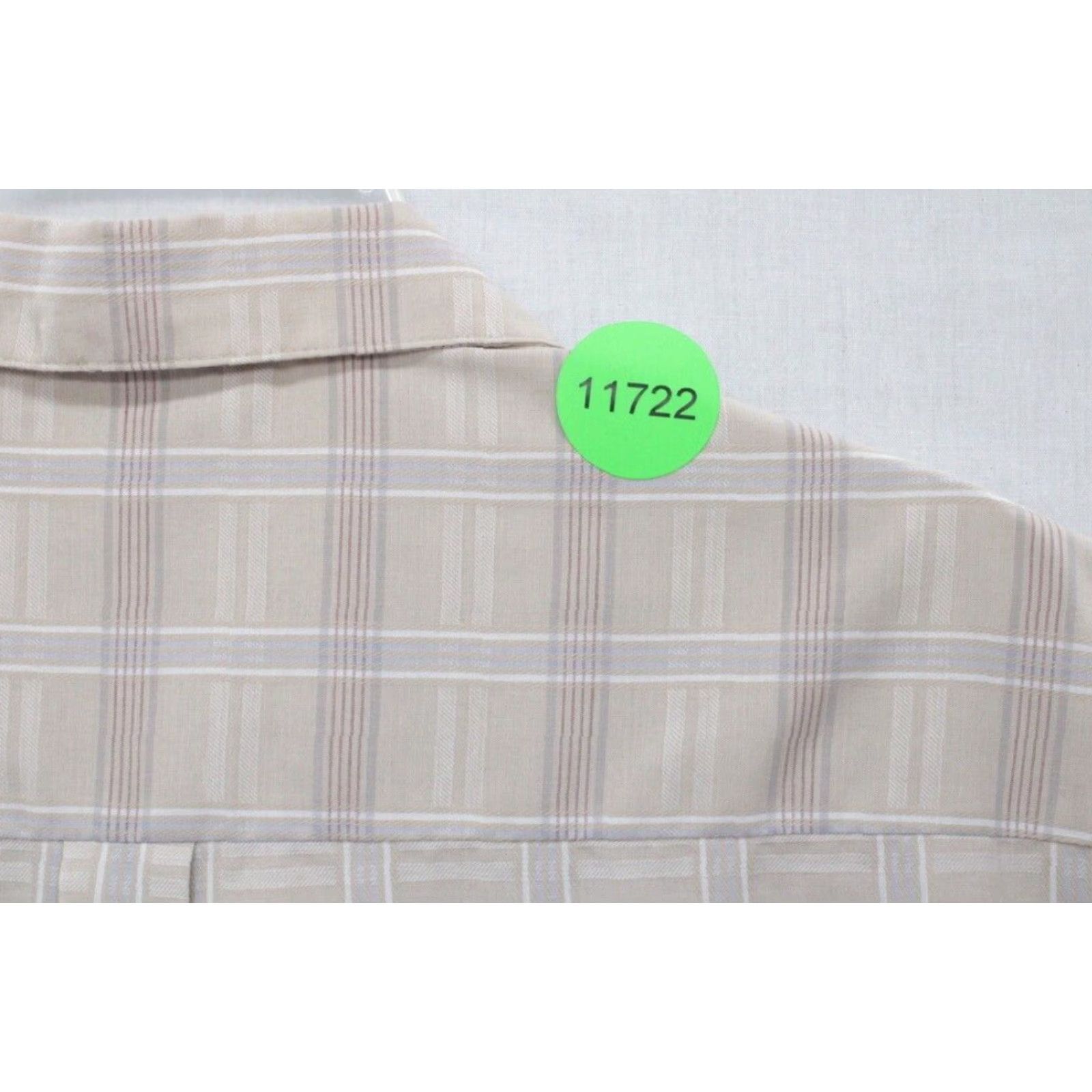 Vintage VINTAGE Triumph of California Shirt Mens XL Beige Plaid Cotton Spread Collar USA Size US XL / EU 56 / 4 - 6 Thumbnail