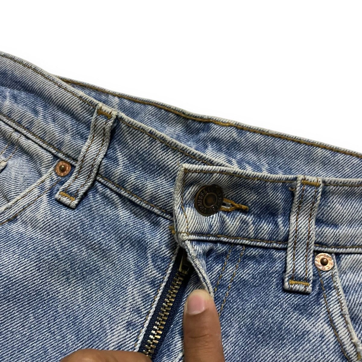 Levi's ORIGINAL BLUE DENIM LEVIS 505 LOOSE CUTTING (30×35) Size US 30 / EU 46 - 6 Thumbnail