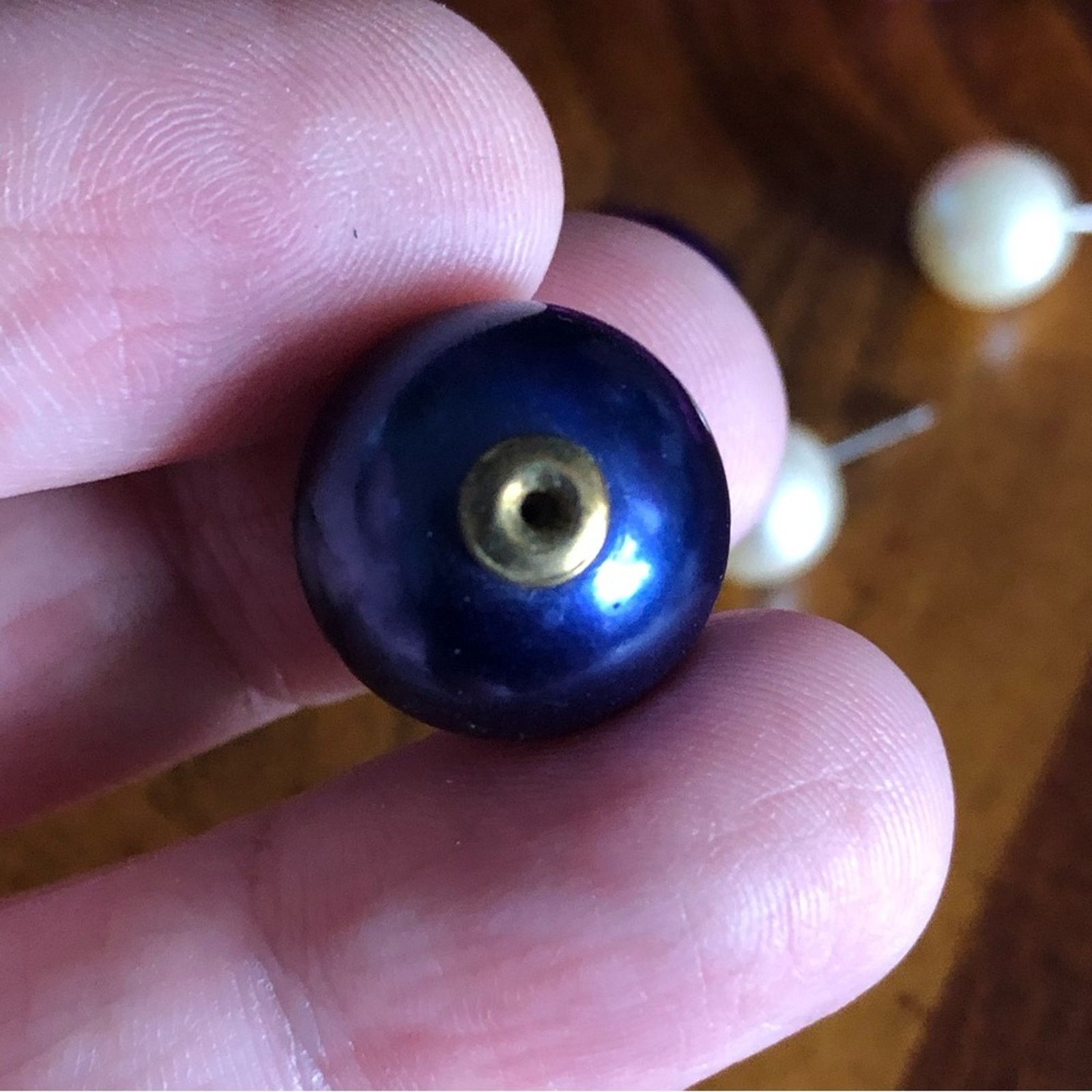Jewelry Double sided faux Pearl pierced earrings Size ONE SIZE - 6 Thumbnail