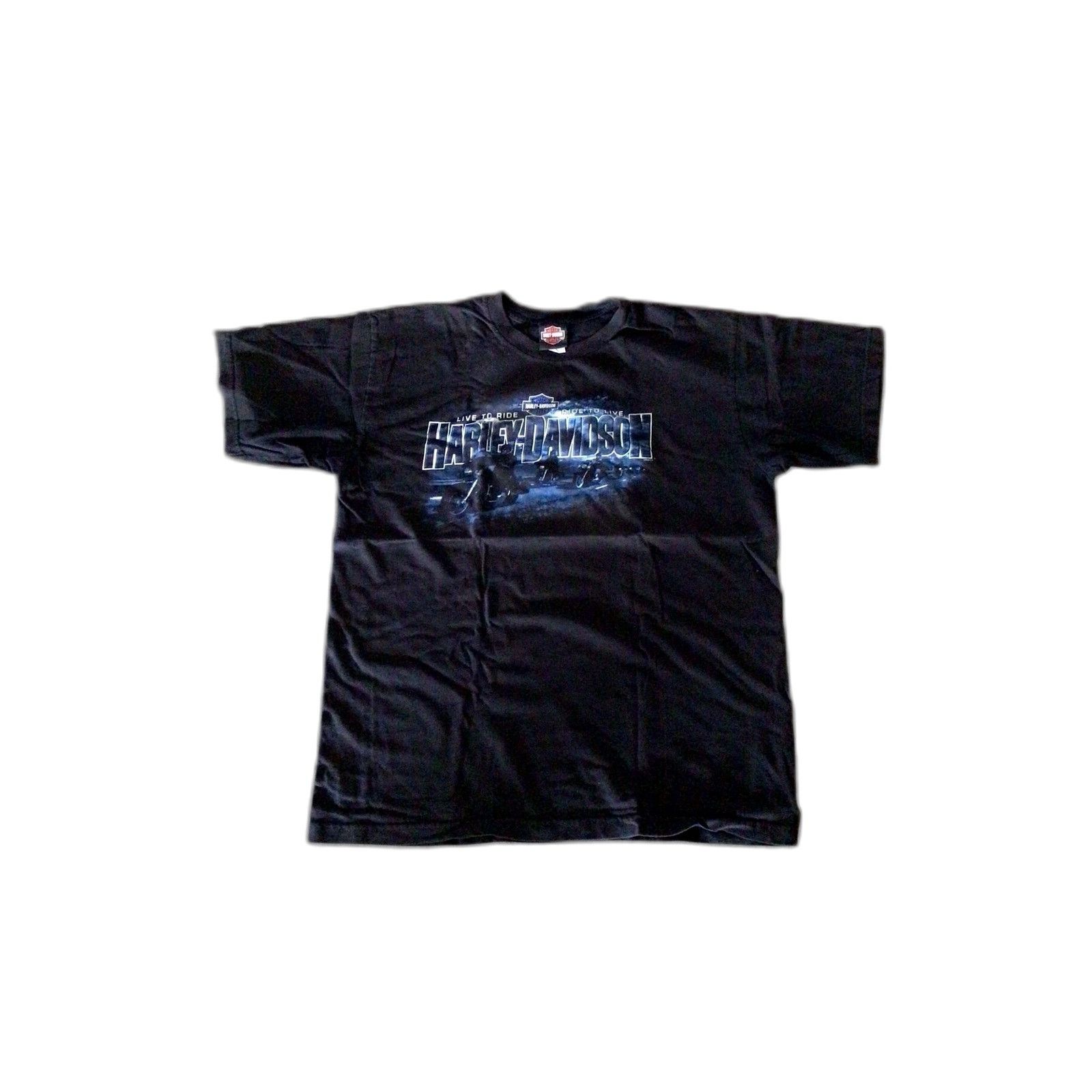 Vintage Harley Davidson Biker Shirt XL Black Size US XL / EU 56 / 4 - 1 Thumbnail