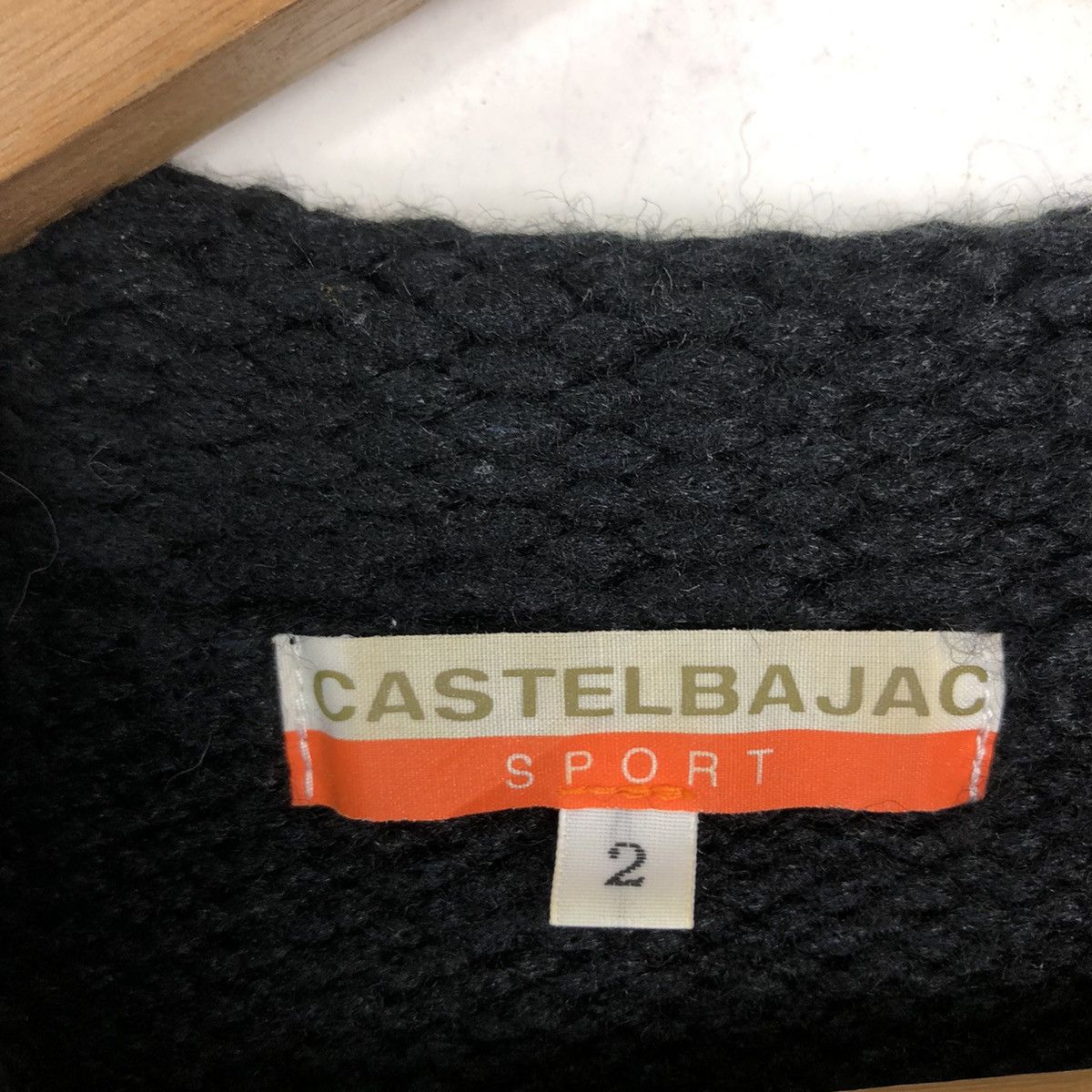 Japanese Brand VINTAGE KNIT SWEATSHIRT ICONIC BLACK COLOUR CASTELBAJAC Size US M / EU 48-50 / 2 - 9 Thumbnail