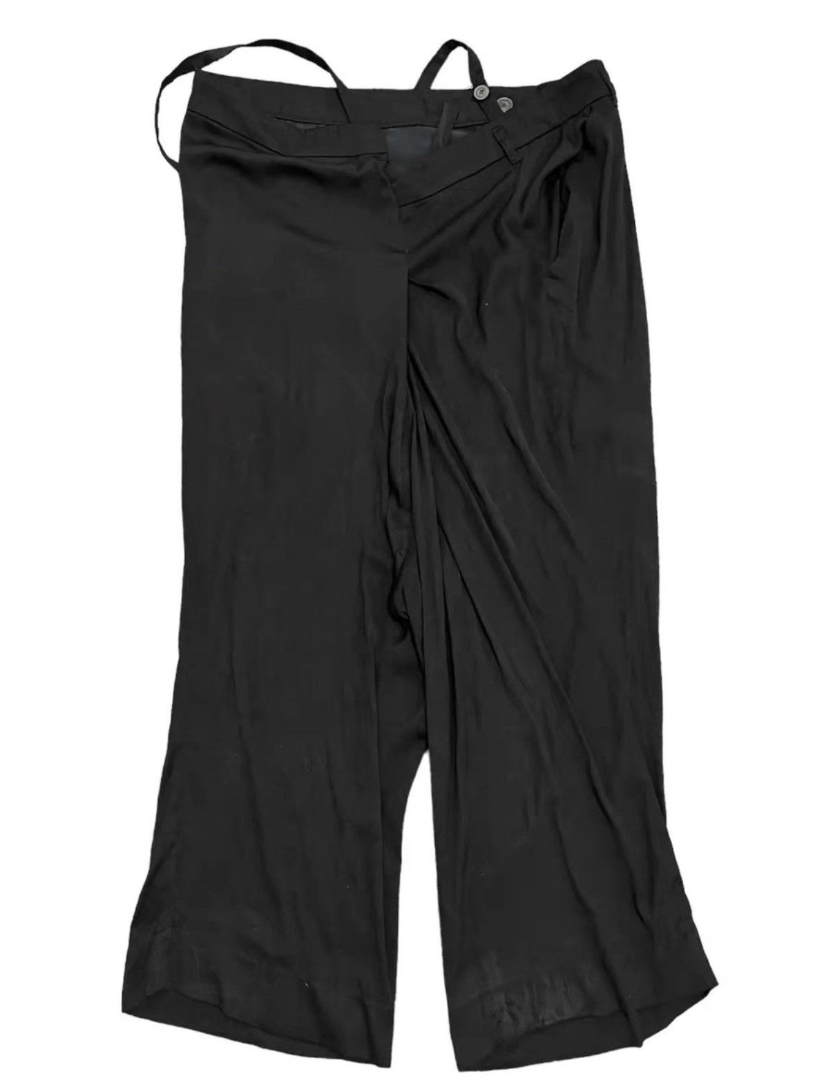 Haider Ackermann Haider Ackermann Ultra Low-Crotch Drawstring Pants Size US 32 / EU 48 - 1 Thumbnail